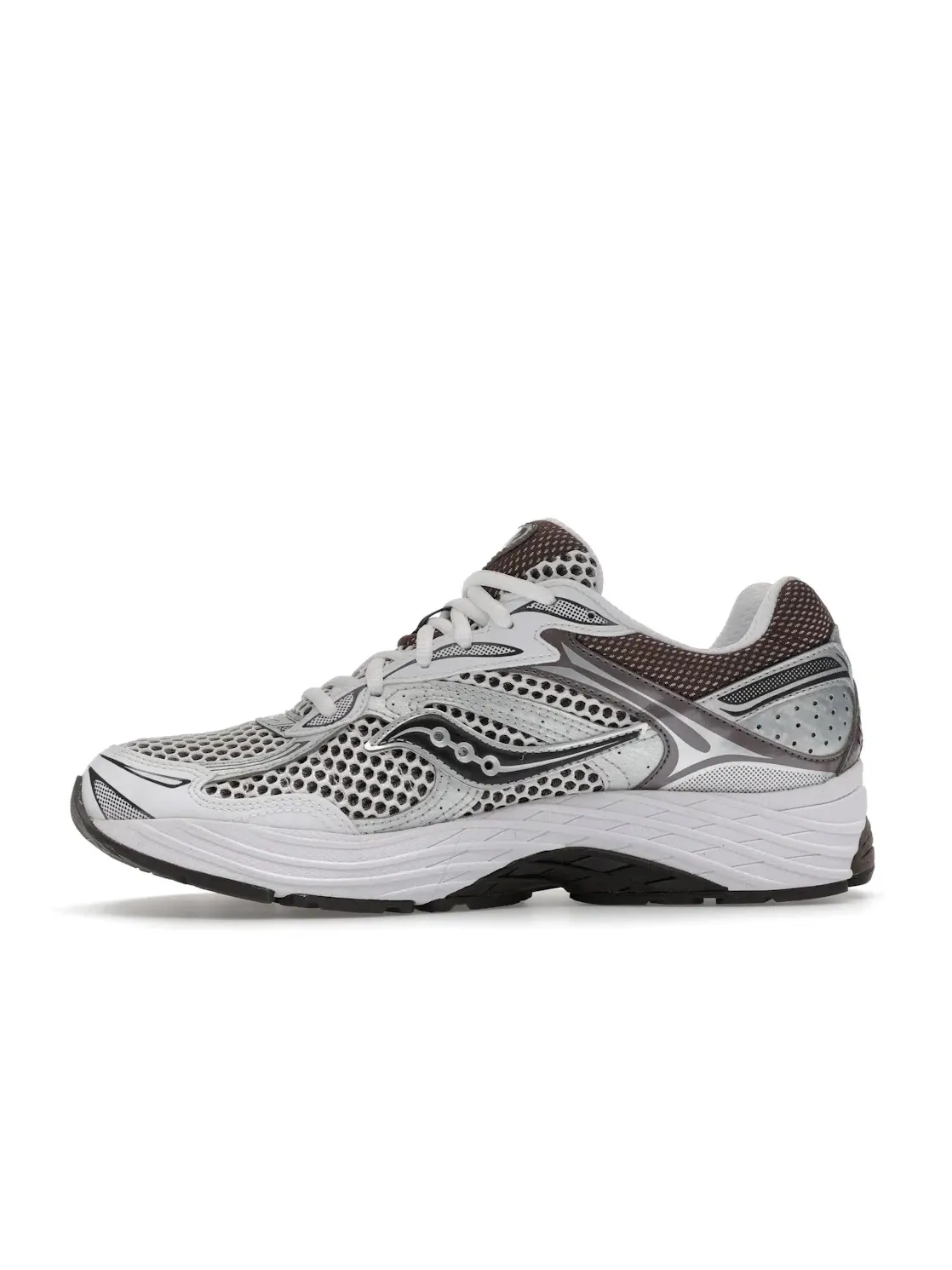 Мужские кроссовки с классическим дизайном Saucony ProGrid Omni 9 OG — изображение 3 из 4, белый/коричневый