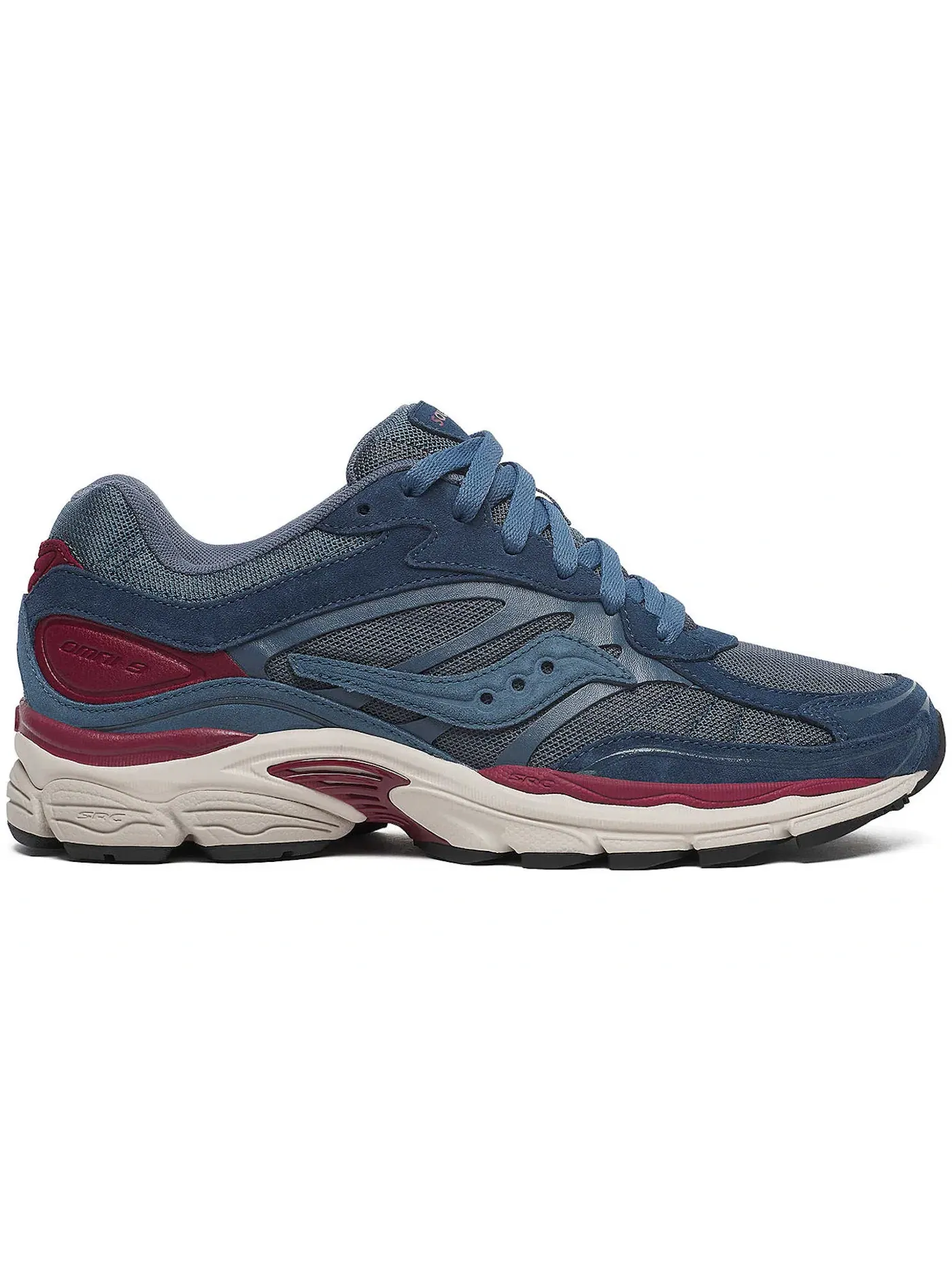 Мужские кроссовки lifestyle Saucony ProGrid Omni 9 Premium — изображение 1 из 1, темно-синий/бордовый