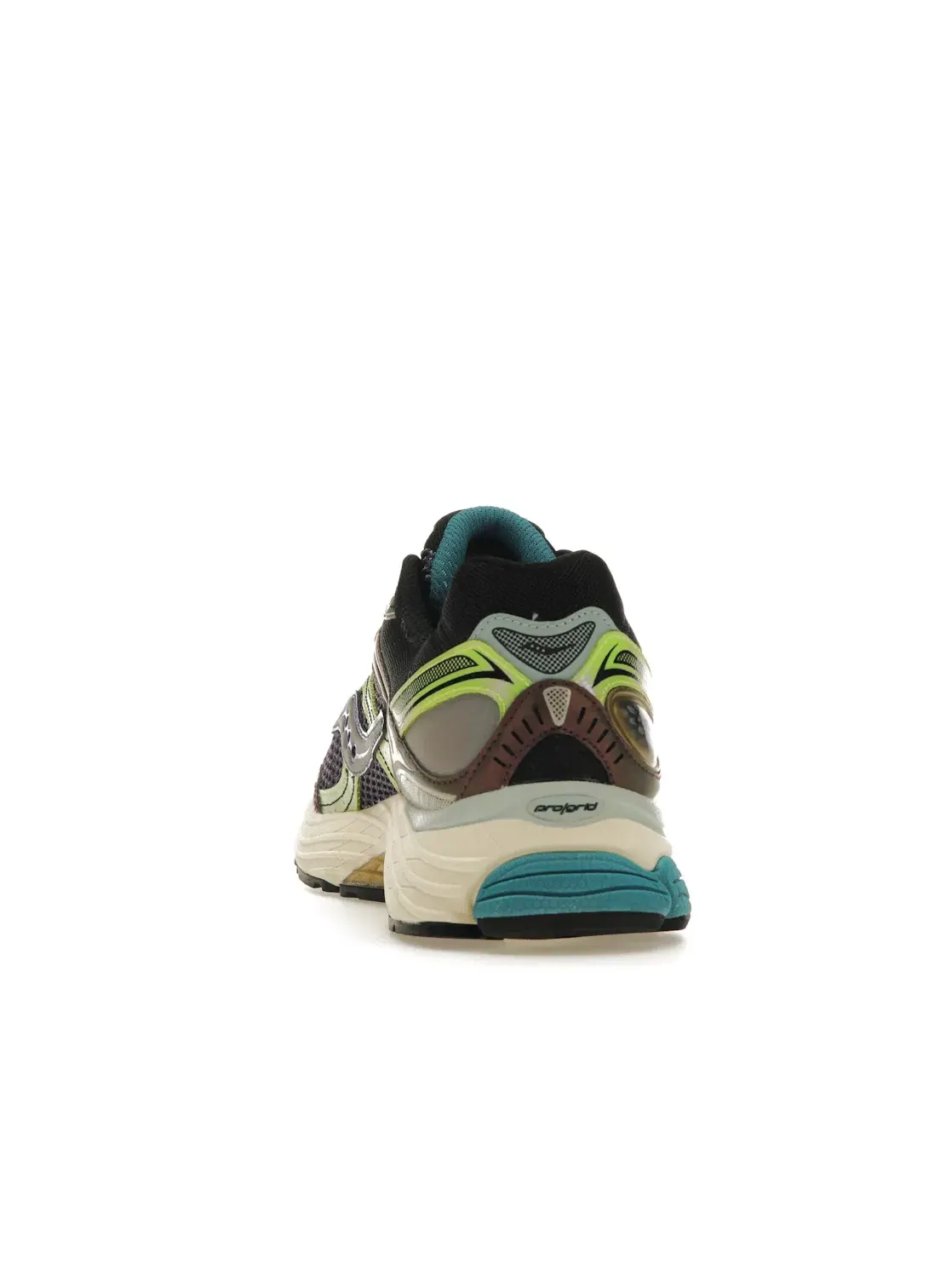 Мужские кроссовки Lifestyle Saucony ProGrid Omni 9 — изображение 4 из 4, фиолетовый/желтый
