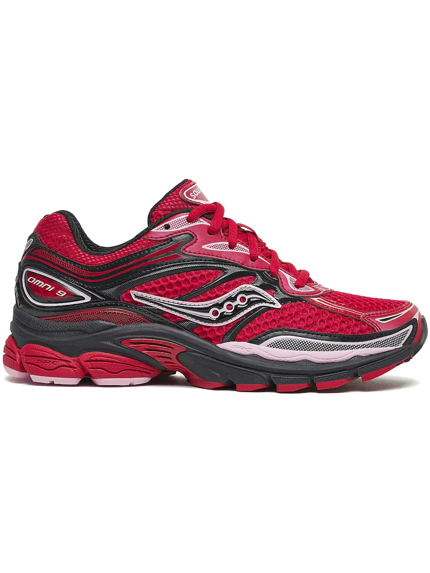 Мужские кроссовки Lifestyle Saucony ProGrid Omni 9 — изображение 1 из 1, красный/черный