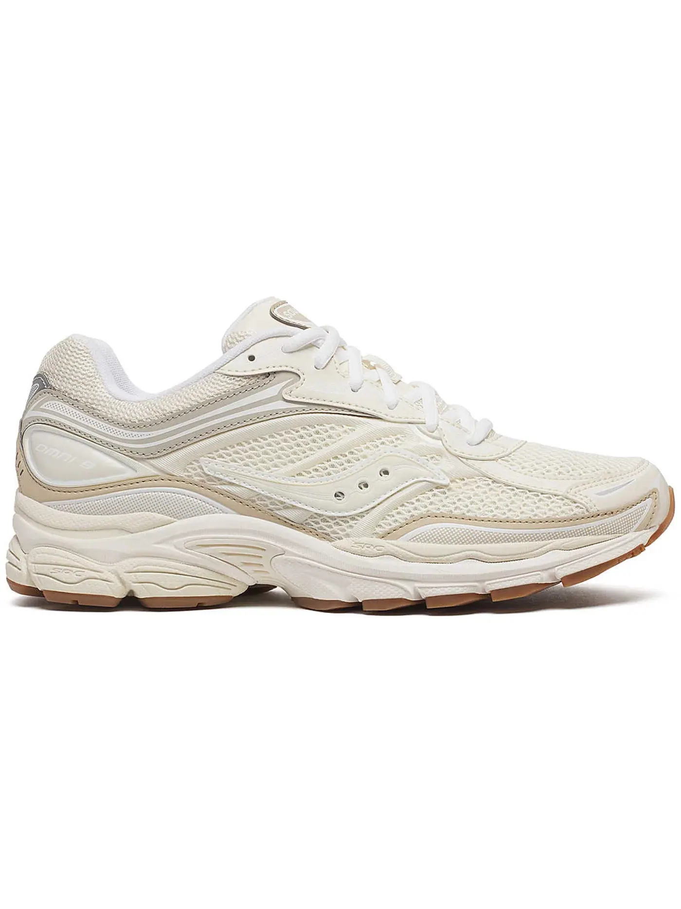 Мужские кроссовки Lifestyle Saucony ProGrid Omni 9 — изображение 1 из 1, бежевый серебристый