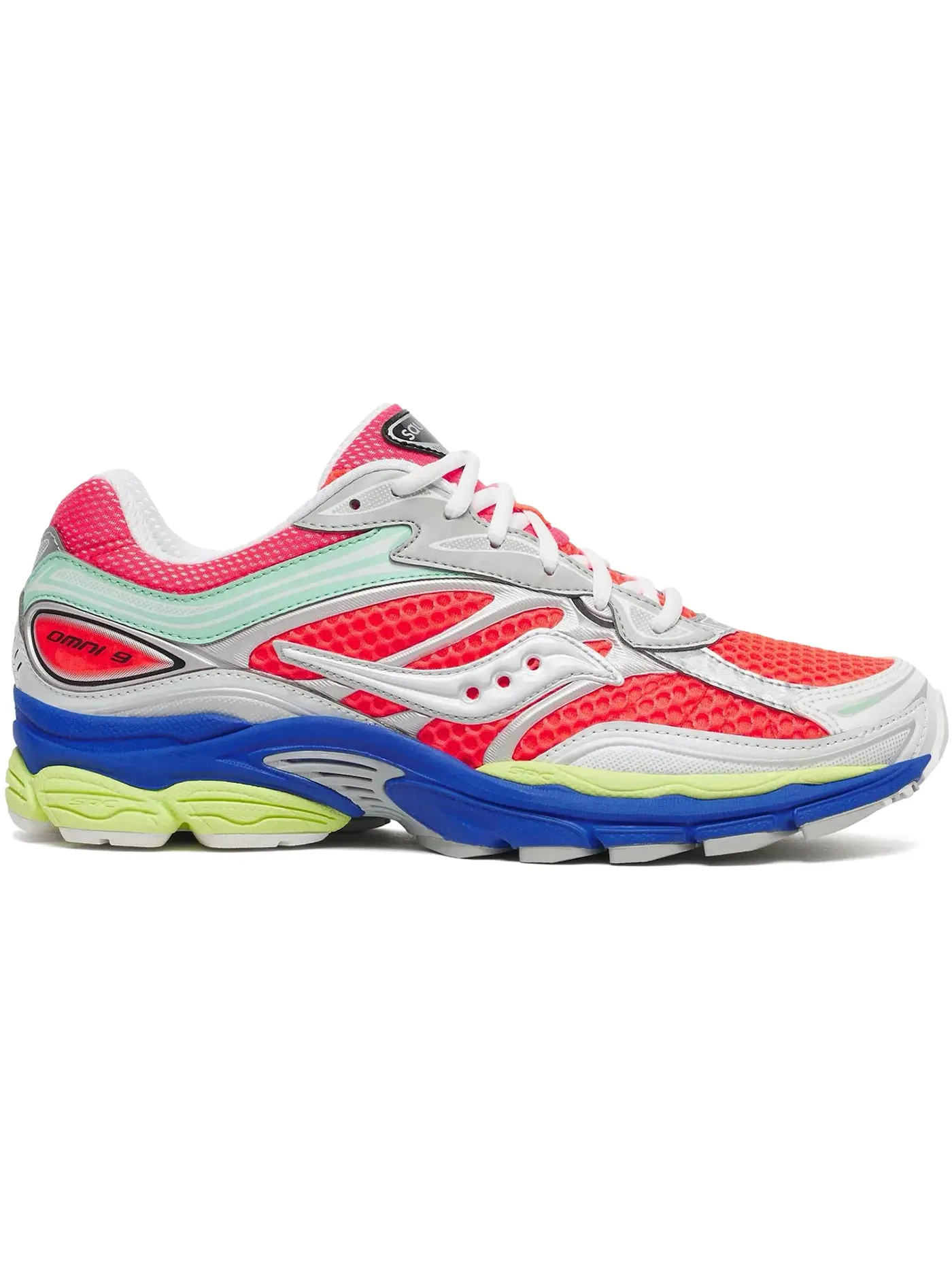 Мужские кроссовки Lifestyle Saucony ProGrid Omni 9 — изображение 1 из 1, красный мульти