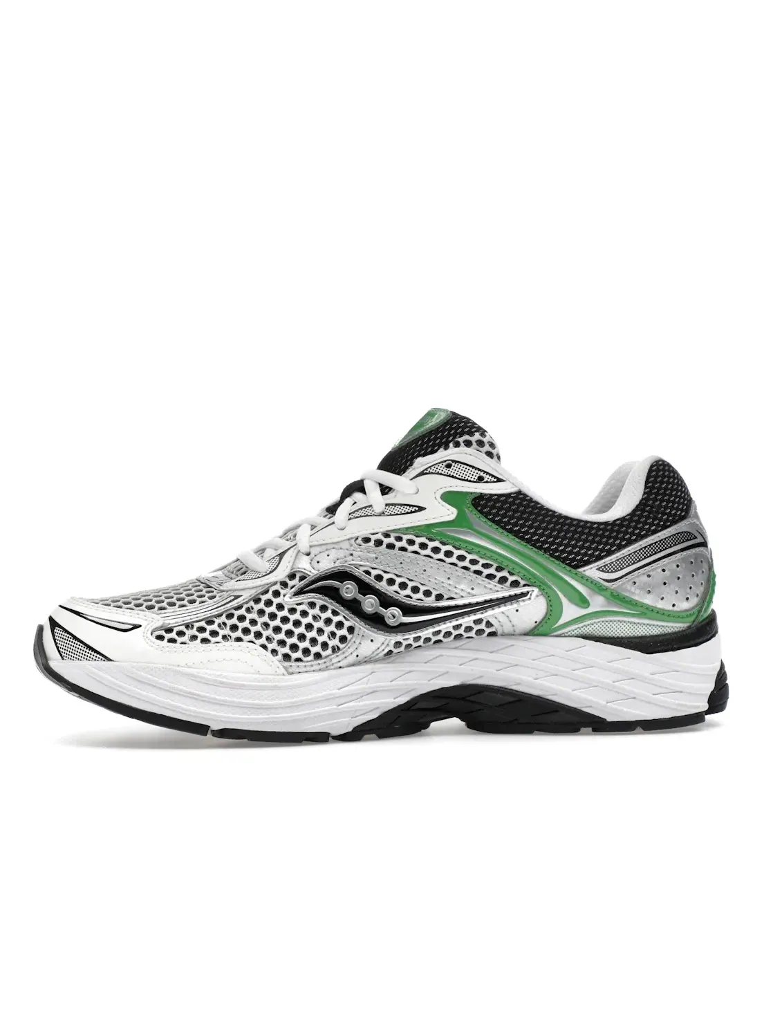 Мужские кроссовки с ретро-дизайном Saucony ProGrid Omni 9 — изображение 3 из 4, серебристый/зеленый