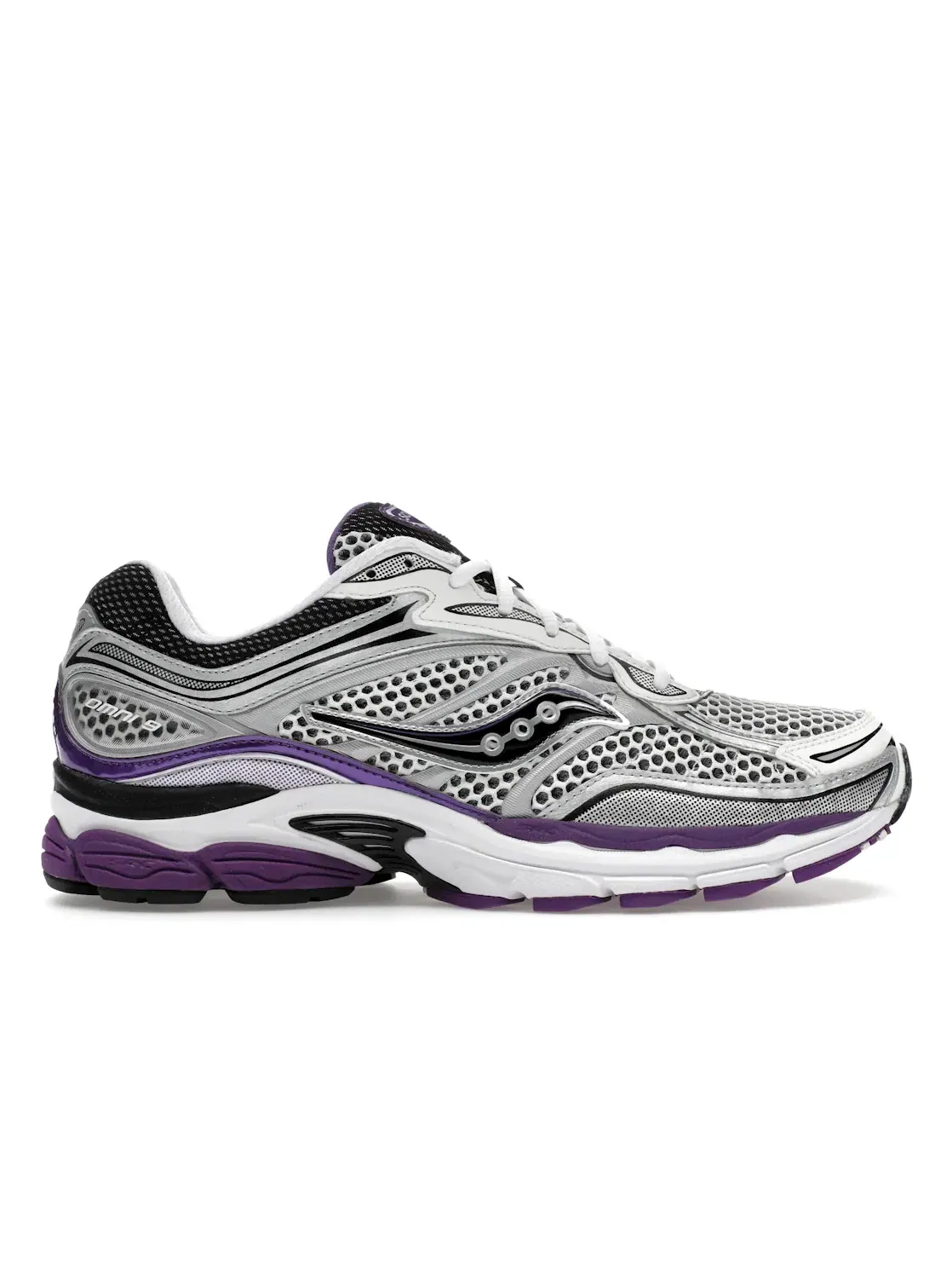 Мужские кроссовки Lifestyle с ретро-дизайном Saucony ProGrid Omni 9 — изображение 1 из 4, серебристый/фиолетовый
