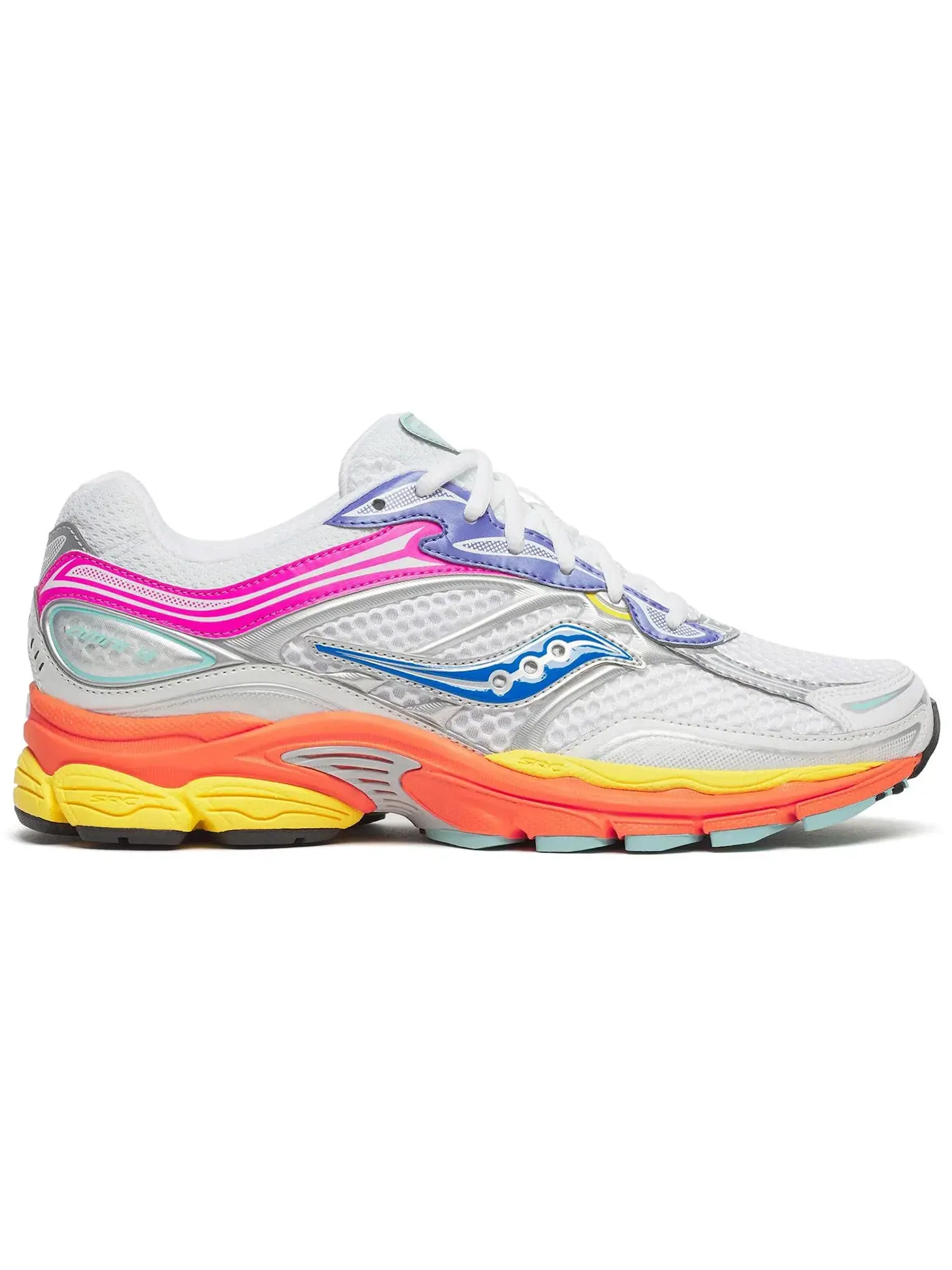 Мужские кроссовки с ярким принтом Saucony ProGrid Omni 9 — изображение 1 из 1, белый/мульти