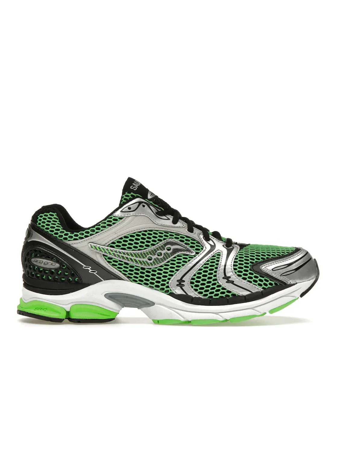 Мужские кроссовки Lifestyle Saucony ProGrid Triumph 4 — изображение 1 из 4, зеленый/серебристый