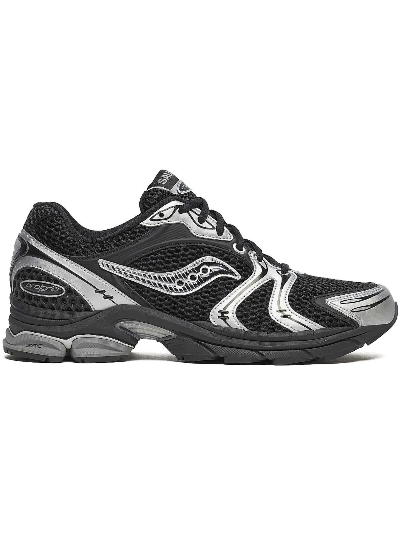 Мужские кроссовки Lifestyle Saucony ProGrid Triumph 4 — изображение 1 из 1, черный/серебристый