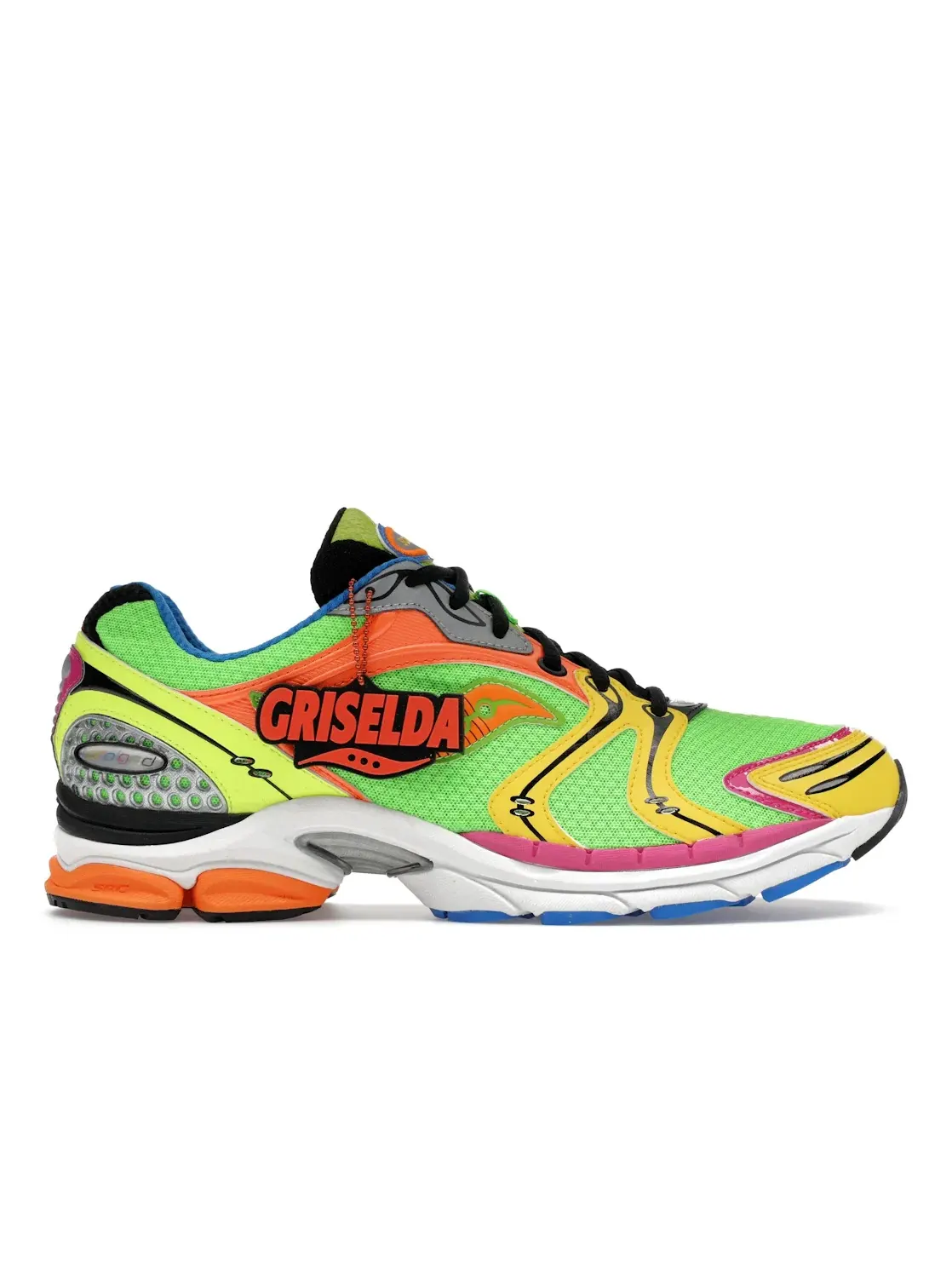Мужские кроссовки Lifestyle с коллаборацией Westside Gunn Saucony ProGrid Triumph 4 — изображение 1 из 4, неоновый/мульти