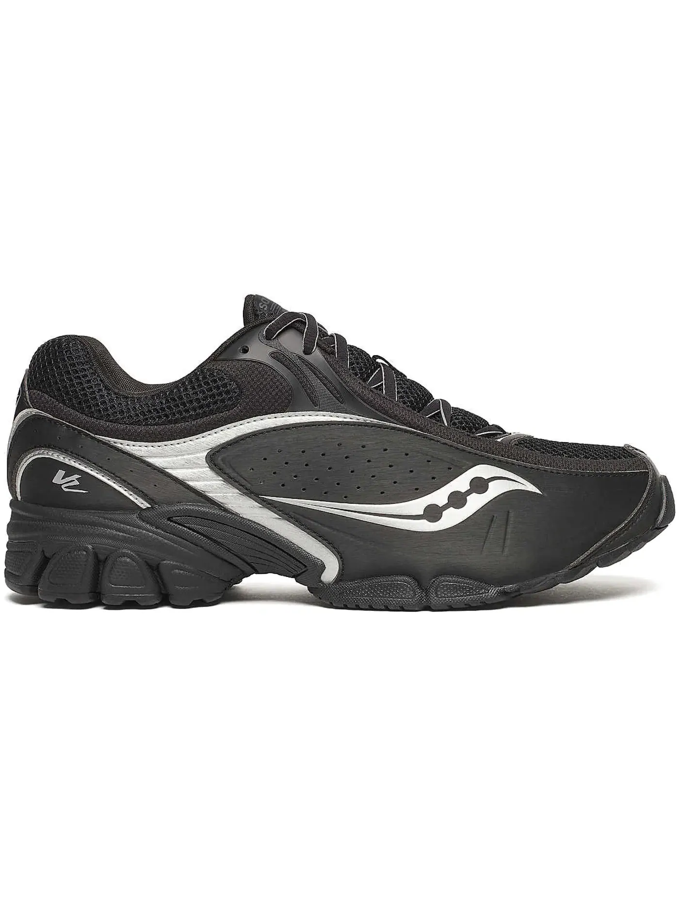 Мужские кроссовки Lifestyle Saucony ProGrid V2 — изображение 1 из 1, черный/серебристый