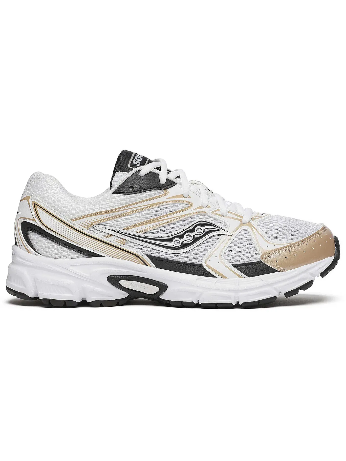 Мужские кроссовки Lifestyle Saucony Ride Millennium — изображение 1 из 1, белый/золотистый/черный