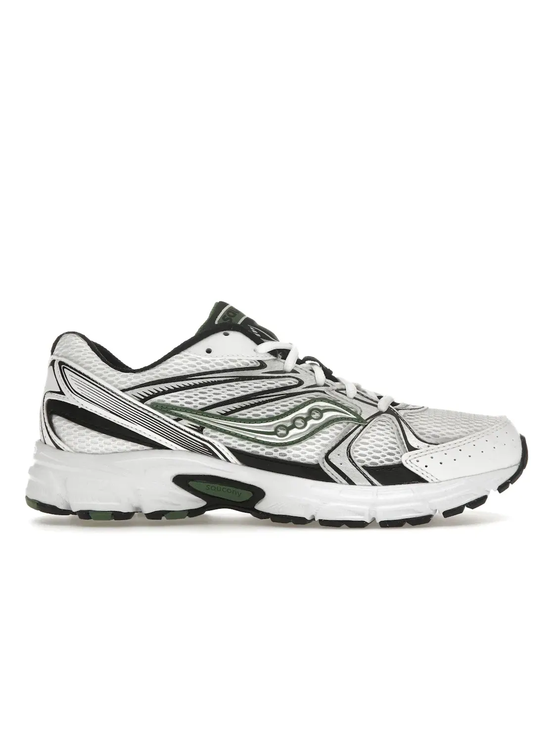 Мужские кроссовки Lifestyle Saucony Ride Millennium — изображение 1 из 4, белый/зеленый