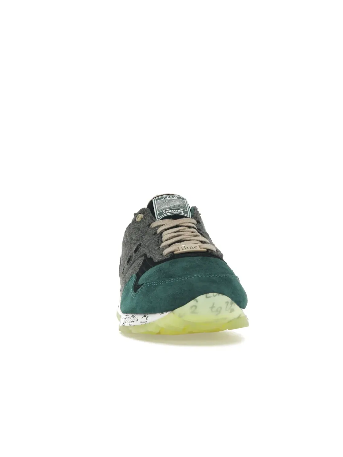 Мужские кроссовки с принтом Saucony Shadow 5000 AFEW Time & Space — изображение 2 из 4, зеленый черный