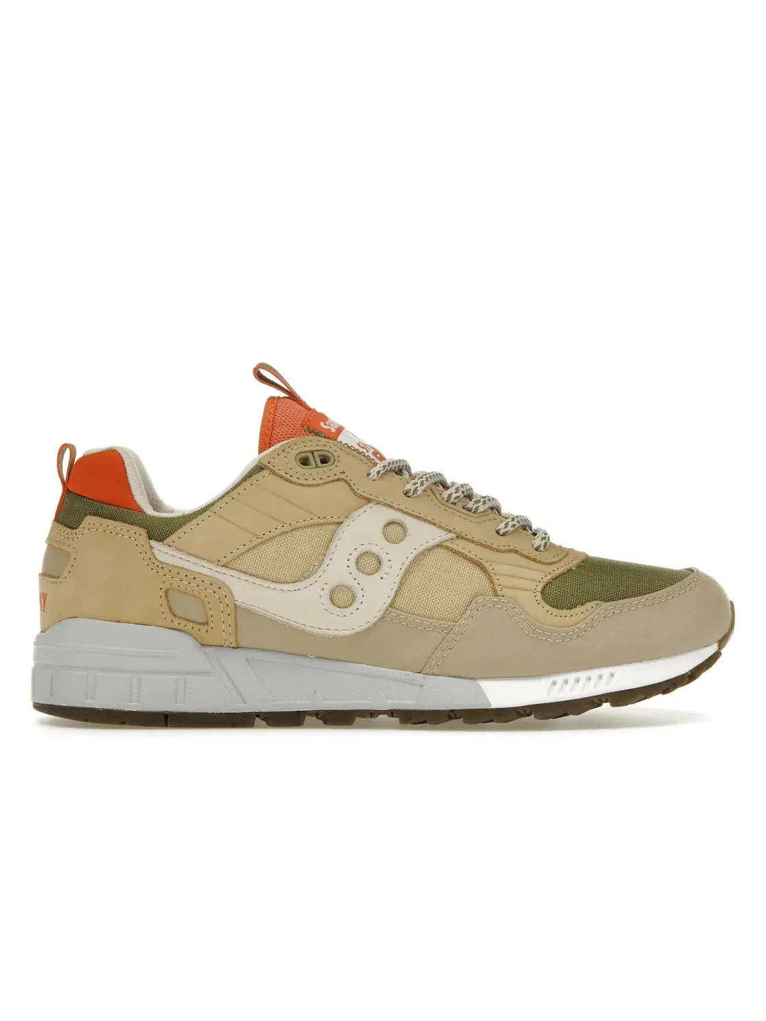 Мужские кроссовки Lifestyle Saucony Shadow 5000 — изображение 1 из 4, хаки/оранжевый