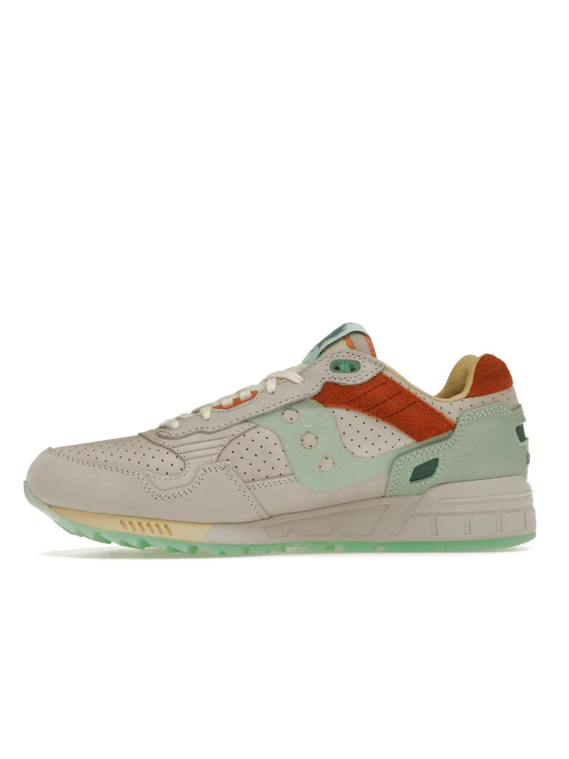 Мужские кроссовки Lifestyle Saucony Shadow 5000 — изображение 3 из 4, бежевый зеленый