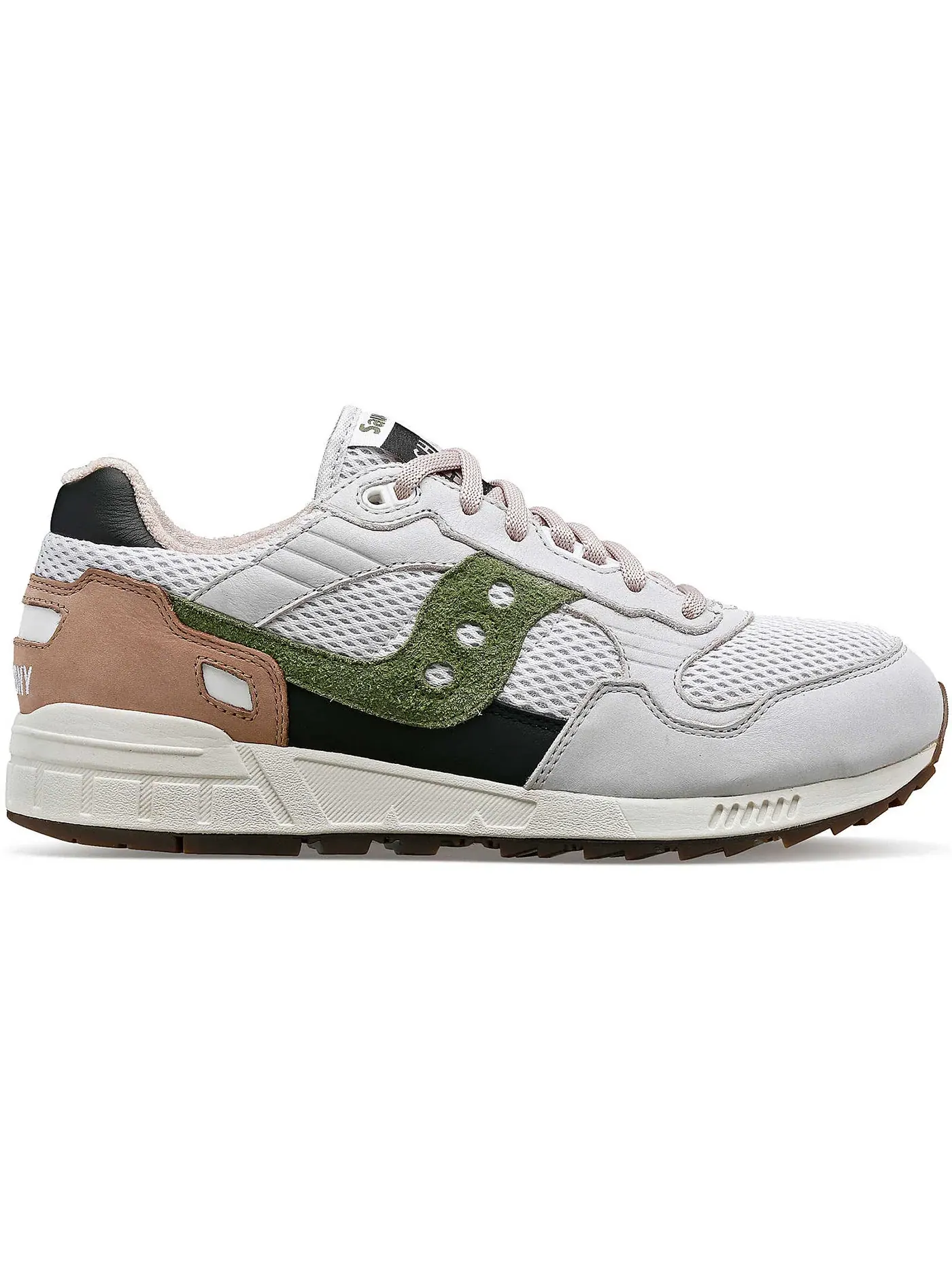 Мужские кроссовки Lifestyle с принтом Saucony Shadow 5000 Saucony — изображение 1 из 1, серый/зеленый