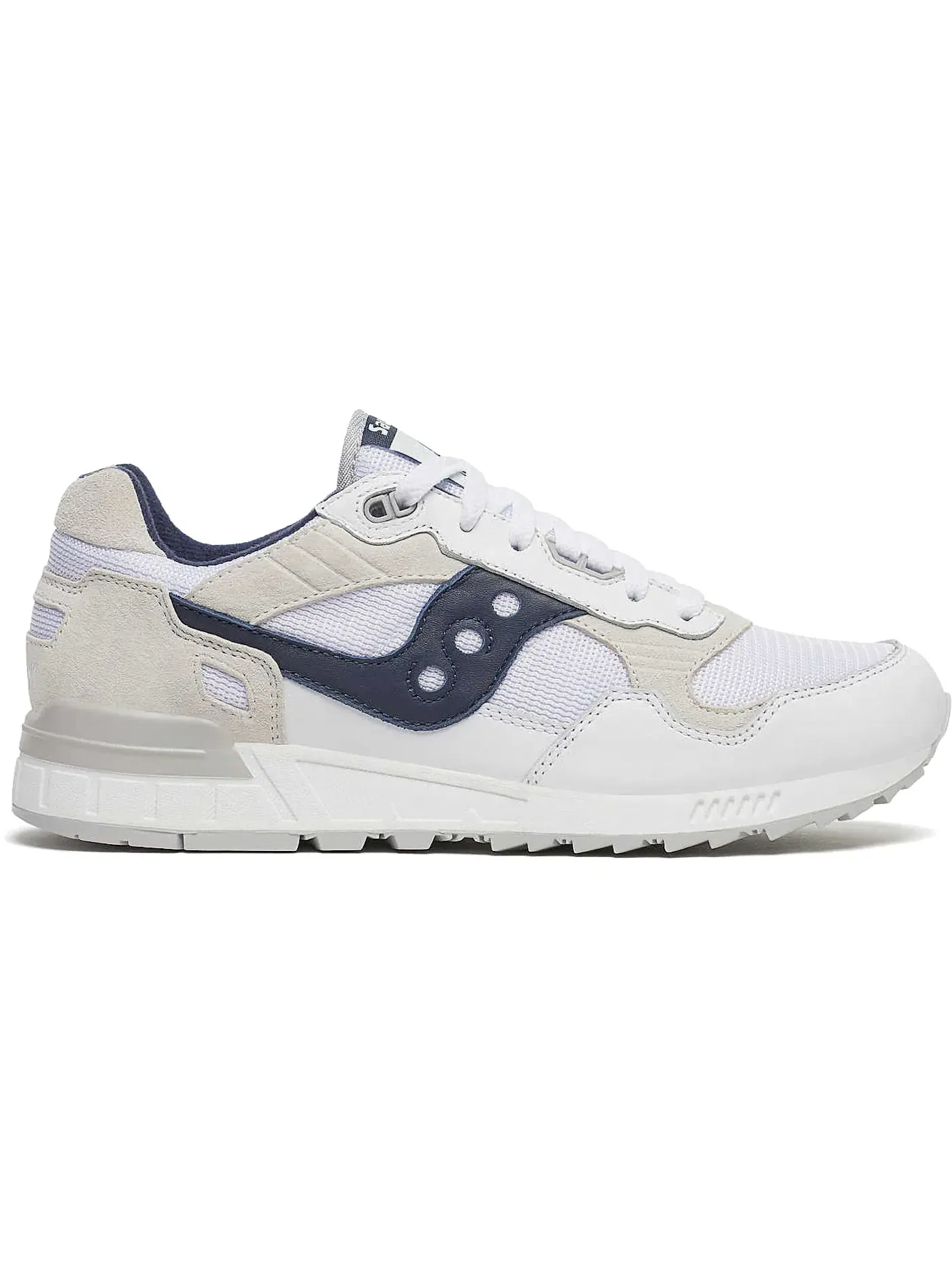 Мужские кроссовки Lifestyle Saucony Shadow 5000 — изображение 1 из 1, белый/темно-синий