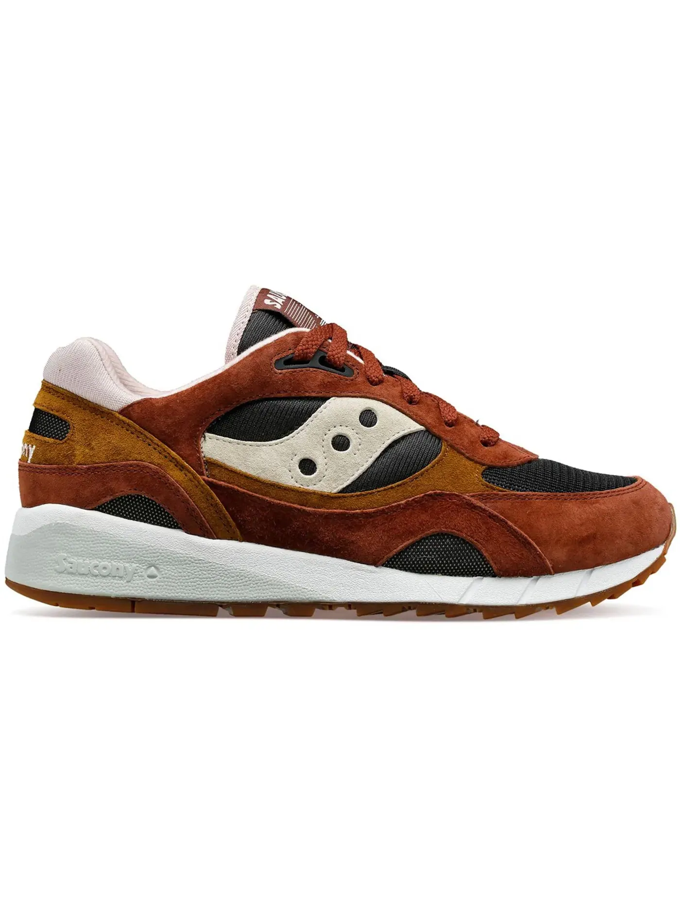 Мужские кроссовки Lifestyle Saucony Shadow 6000 — изображение 1 из 1, коричневый черный