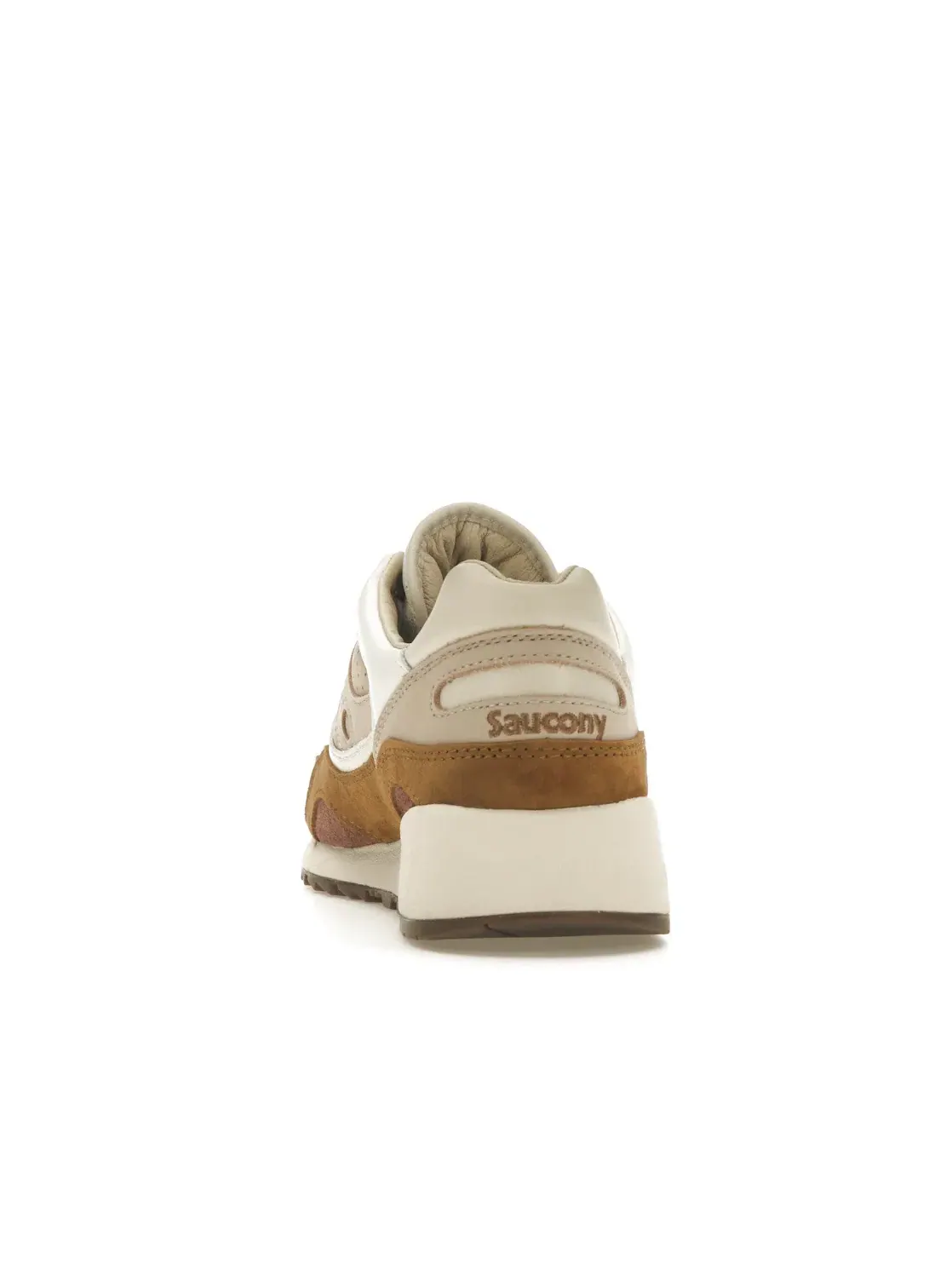 Мужские кроссовки Lifestyle Saucony Shadow 6000 — изображение 4 из 4, белый/коричневый