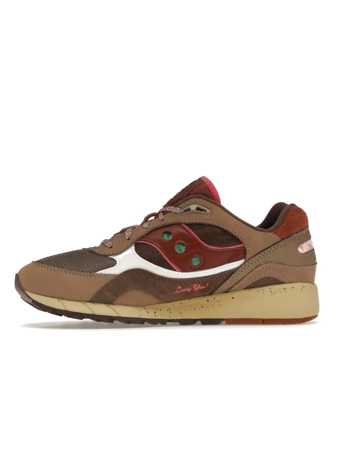 Мужские кроссовки Lifestyle Saucony Shadow 6000 — изображение 3 из 4, розовый