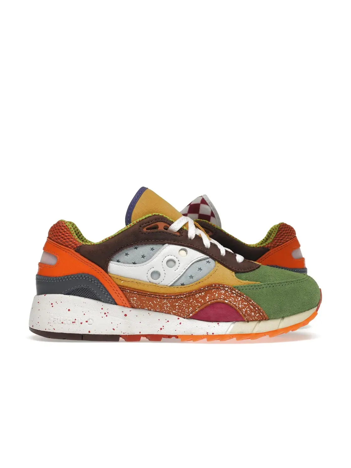 Мужские кроссовки Lifestyle с принтом Saucony Shadow 6000 — изображение 1 из 4, мульти-/мульти