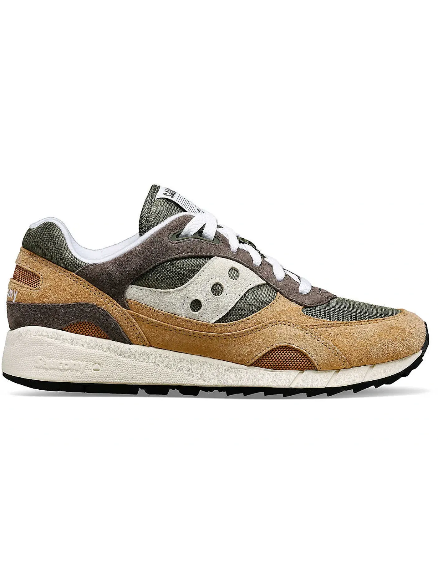 Мужские кроссовки Lifestyle Saucony Shadow 6000 — изображение 1 из 1, зеленый коричневый