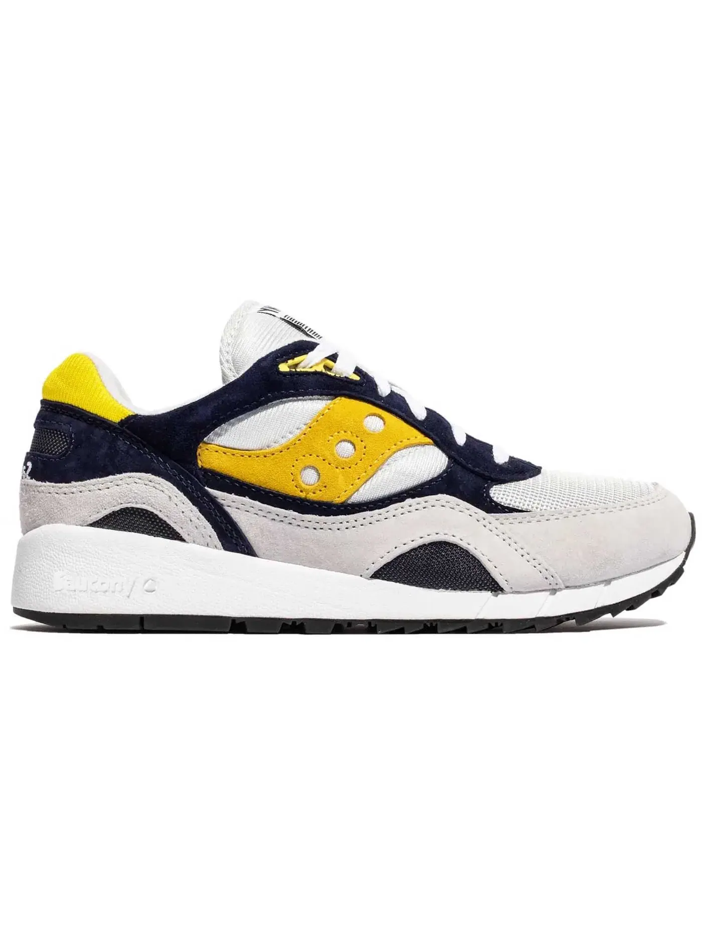 Мужские кроссовки Lifestyle Saucony Shadow 6000 Saucony — изображение 1 из 1, серый/синий/желтый