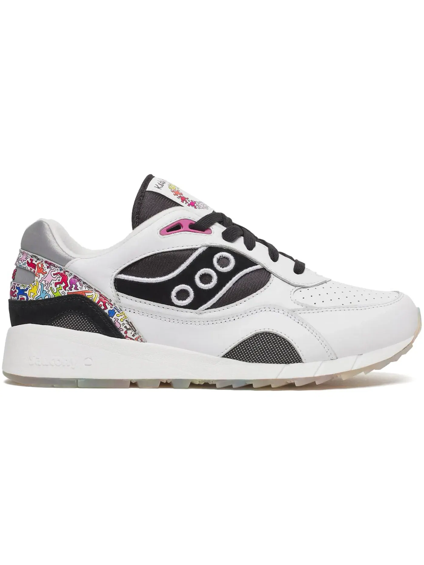 Мужские кроссовки Lifestyle Saucony Shadow 6000 Keith Haring Love — изображение 1 из 1, белый мульти