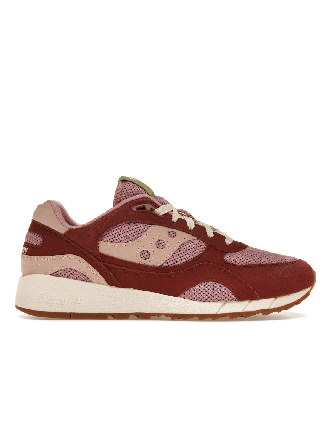 Мужские кроссовки Lifestyle Saucony Shadow 6000 — изображение 1 из 4, бордовый