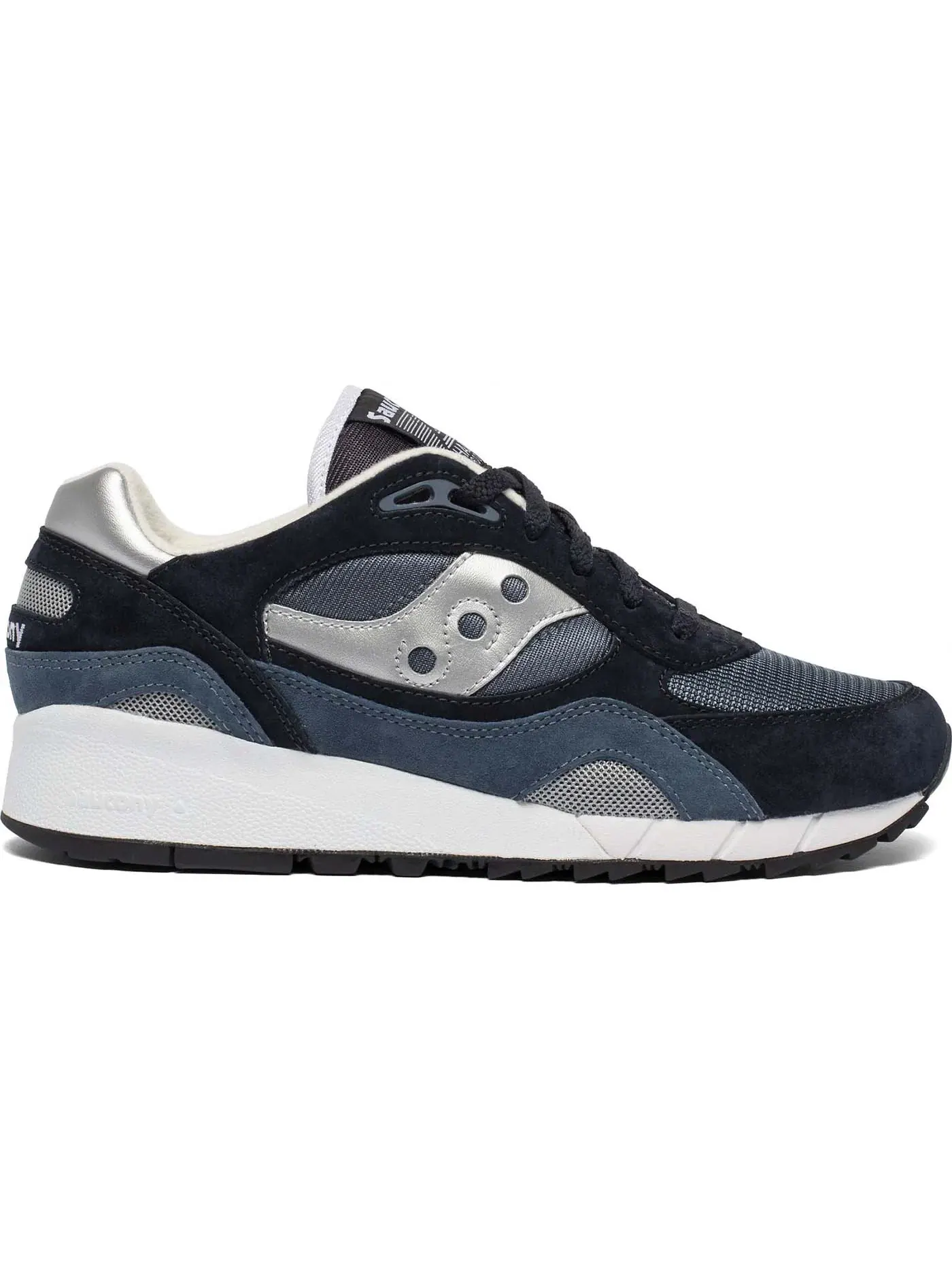 Мужские кроссовки Lifestyle Saucony Shadow 6000 — изображение 1 из 1, темно-синий/серебристый