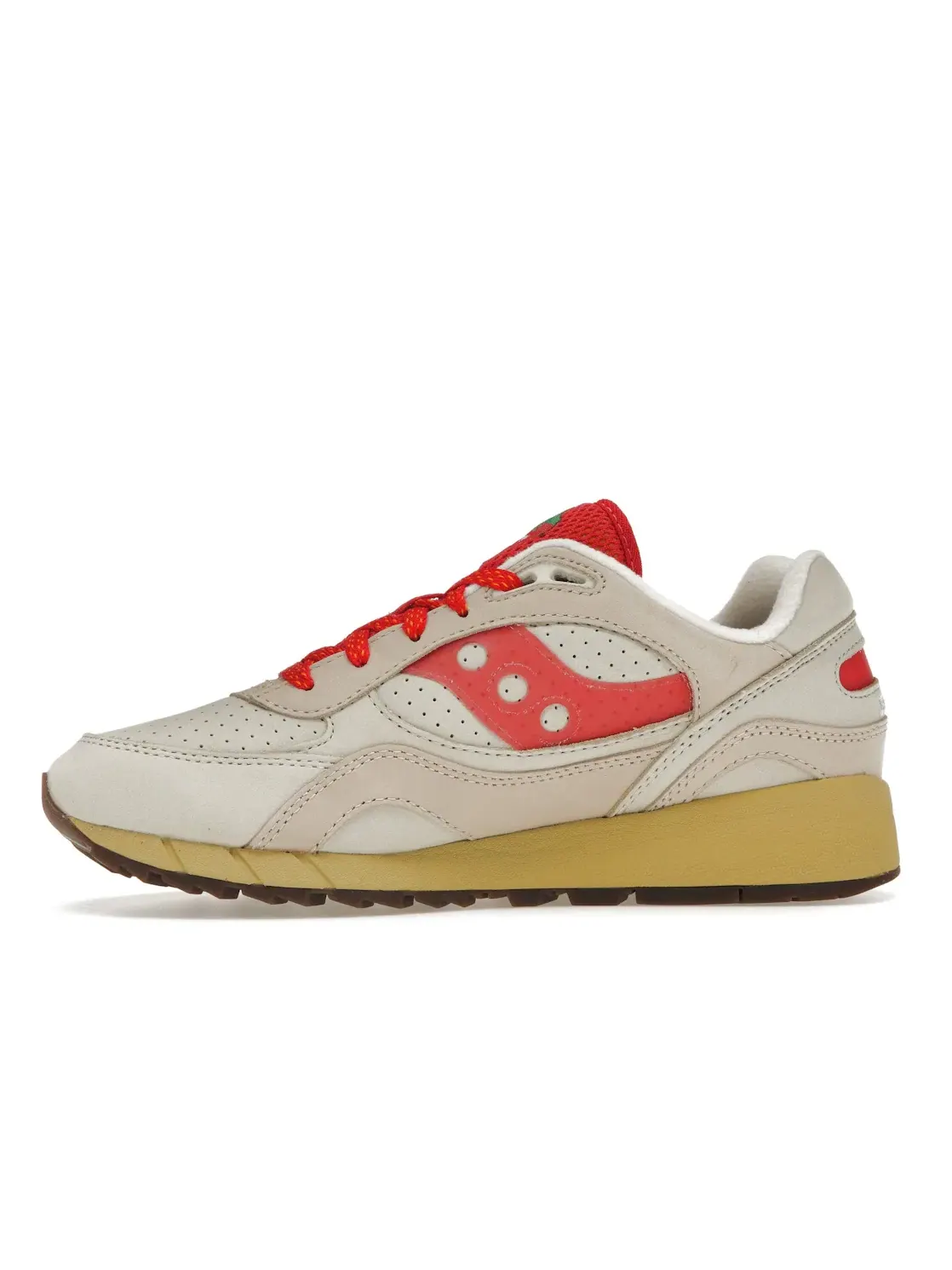 Мужские кроссовки Lifestyle Shadow 6000 Saucony — изображение 3 из 4, бежевый/красный