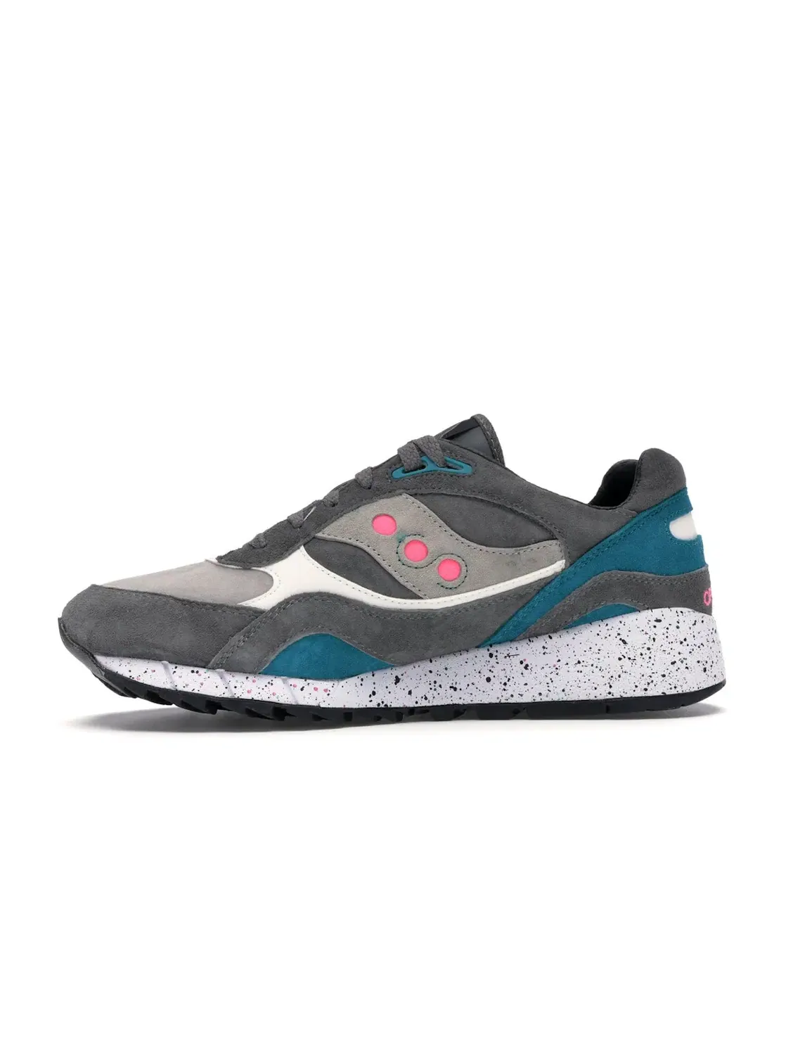 Мужские кроссовки Lifestyle Saucony Shadow 6000 — изображение 3 из 4, серый/зеленый-розовый