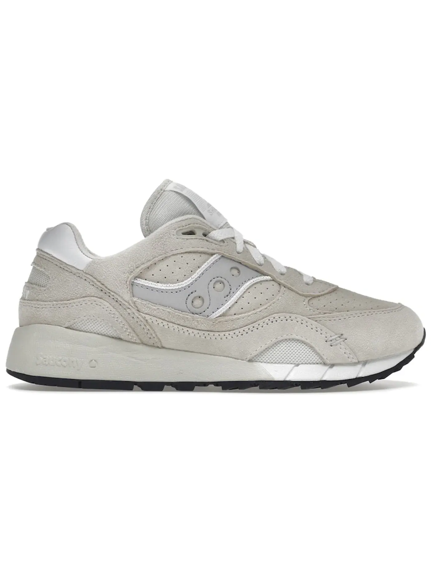 Кроссовки повседневные Saucony Shadow 6000 Premium Suede — изображение 1 из 1, бежевый/серебристый