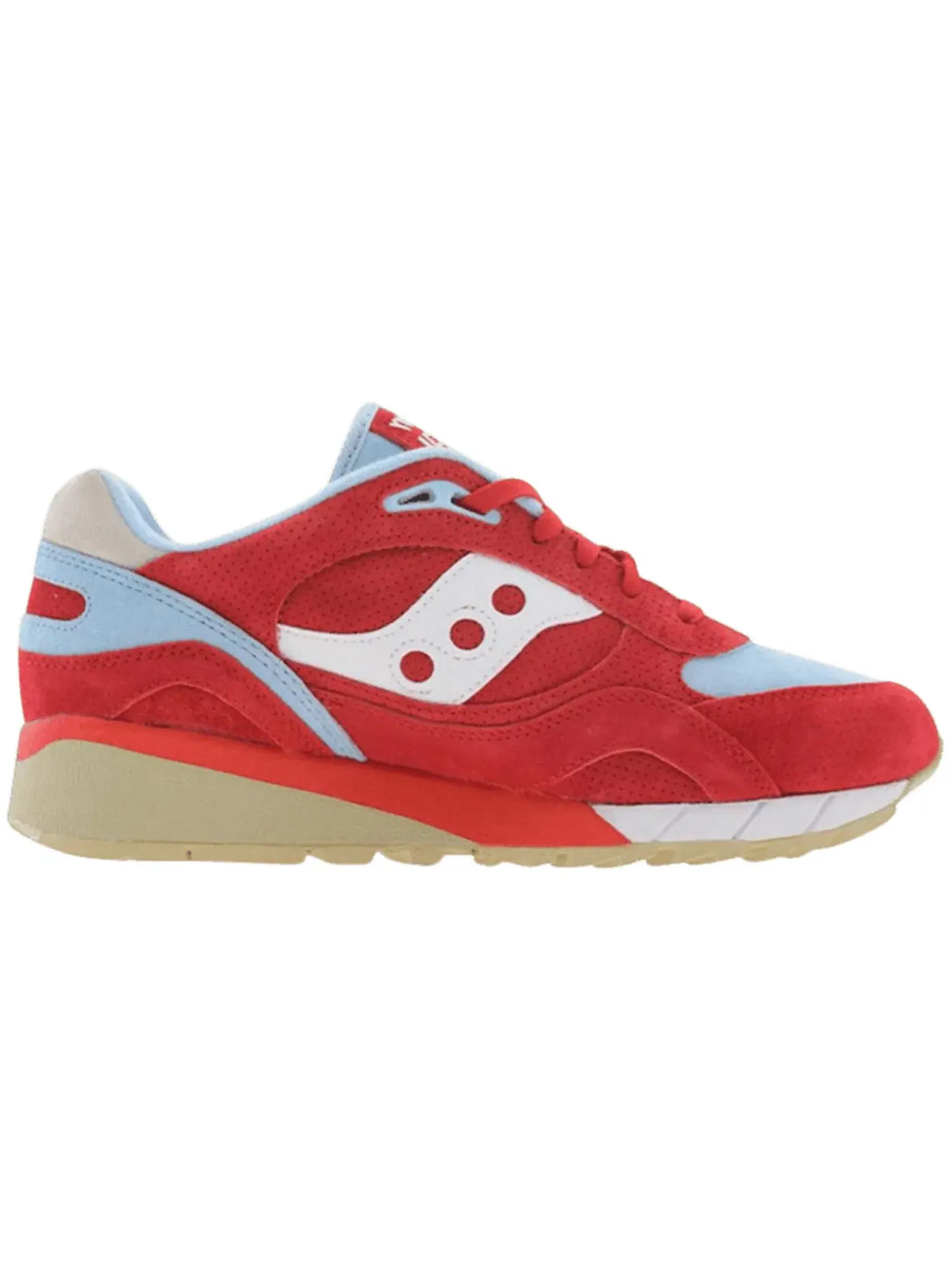 Мужские кроссовки Lifestyle Saucony Shadow 6000 — изображение 1 из 1, красный/синий