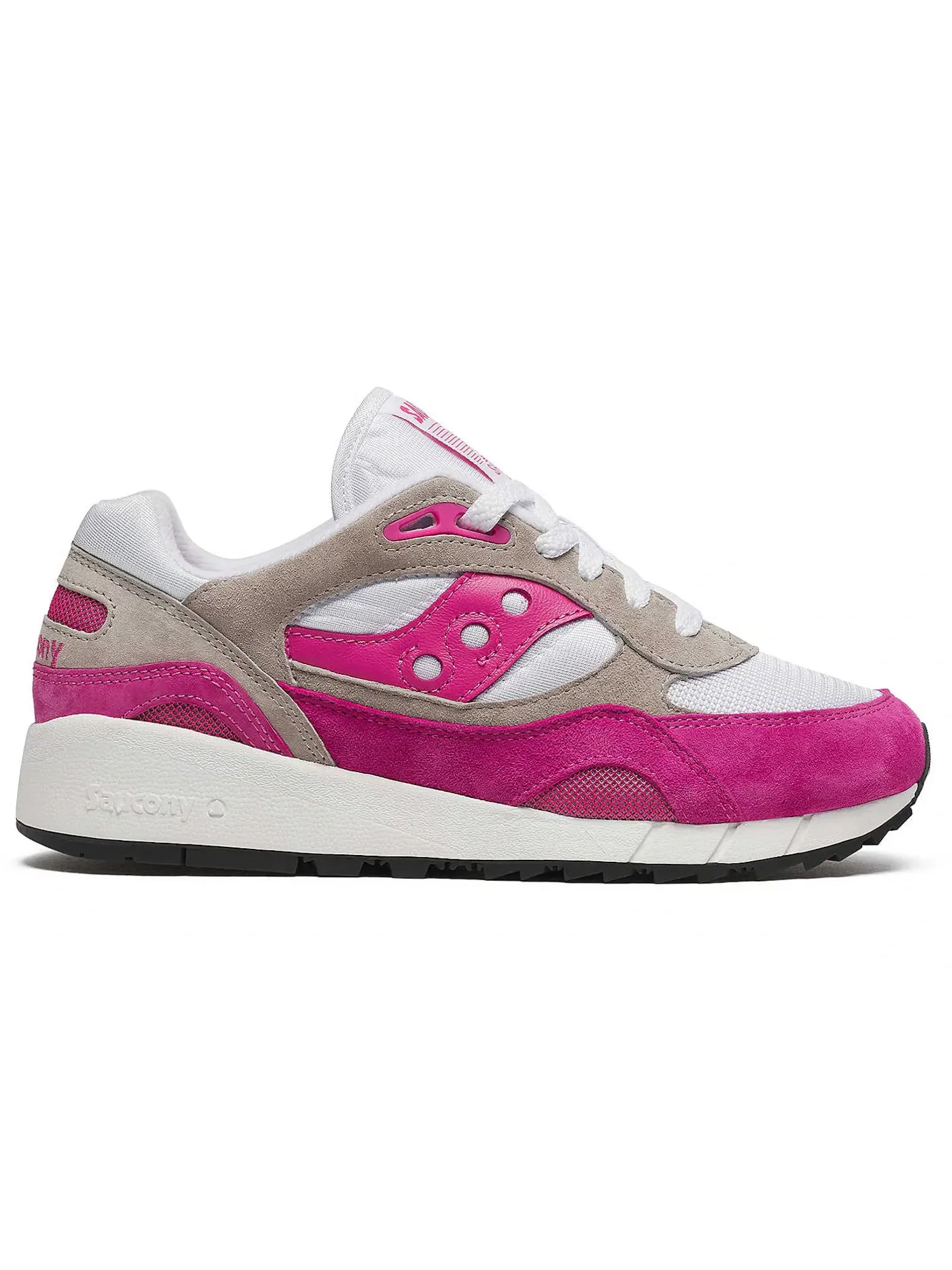 Мужские кроссовки Lifestyle Saucony Shadow 6000 — изображение 1 из 1, белый/розовый