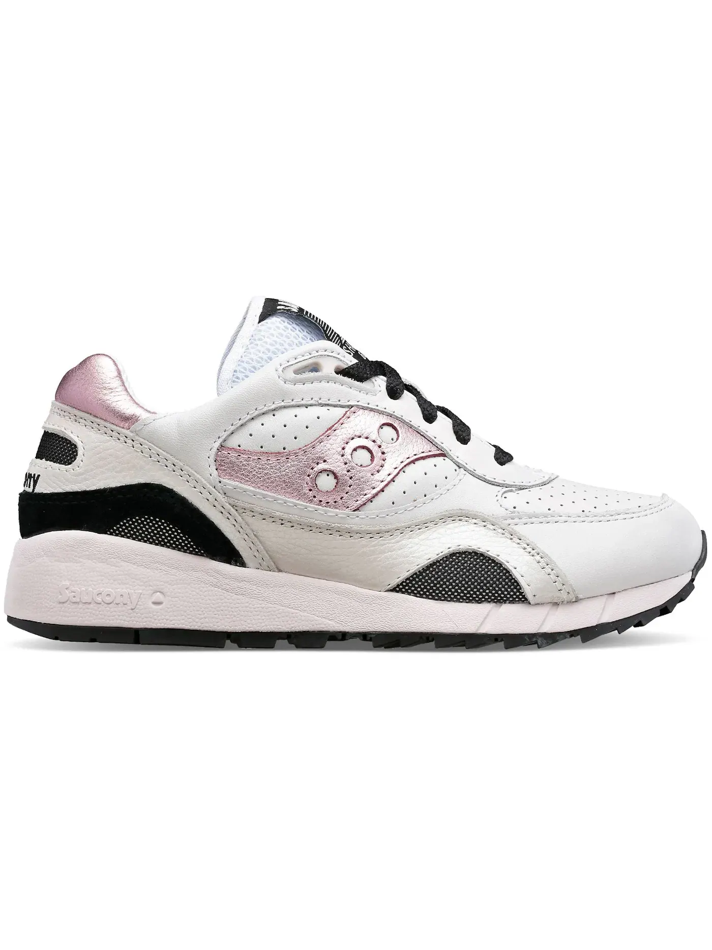Женские кроссовки Lifestyle Saucony Shadow 6000 — изображение 1 из 2, белый/розовый