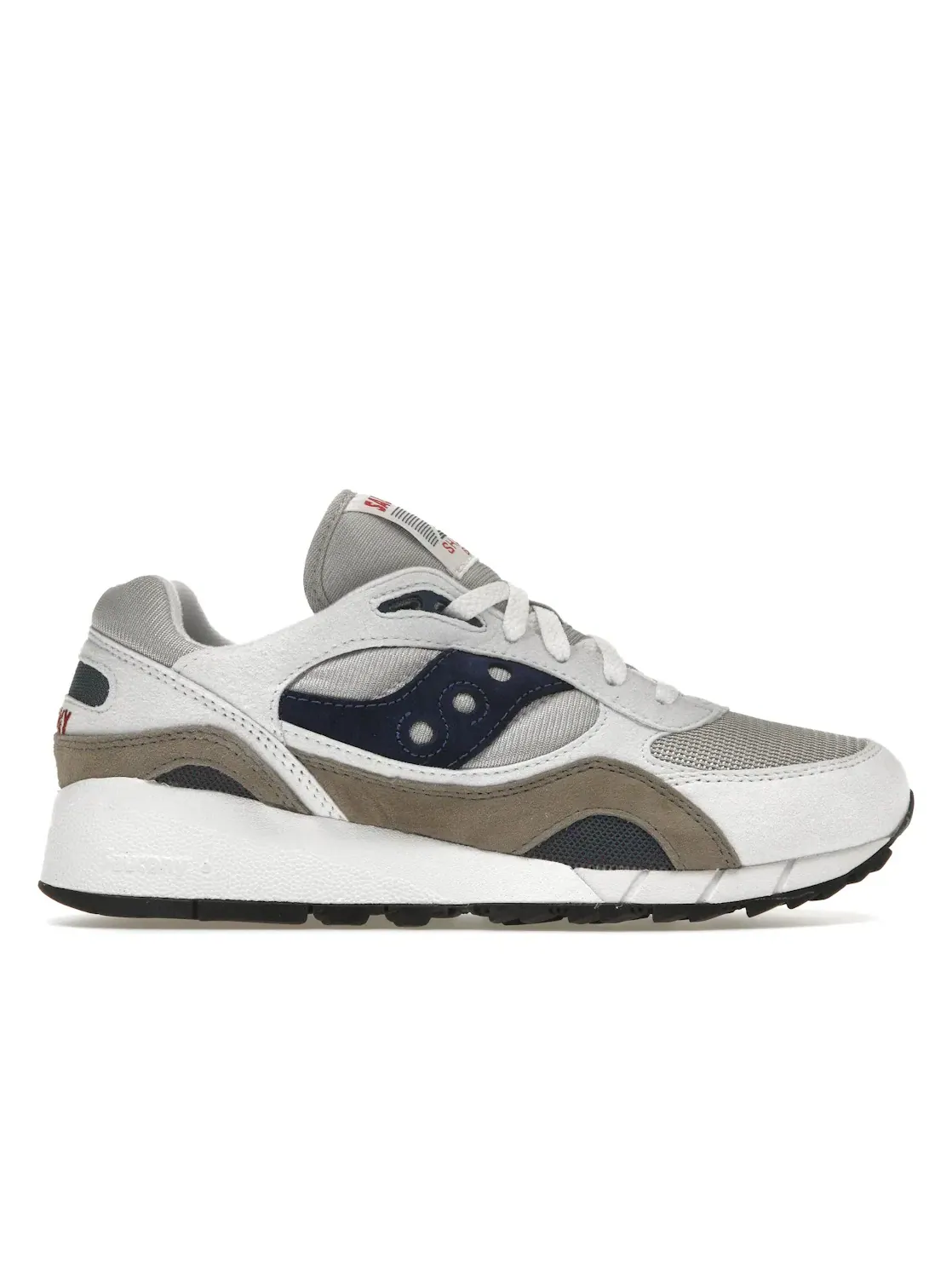 Мужские кроссовки Lifestyle Saucony Shadow 6000 — изображение 1 из 4, белый/темно-синий