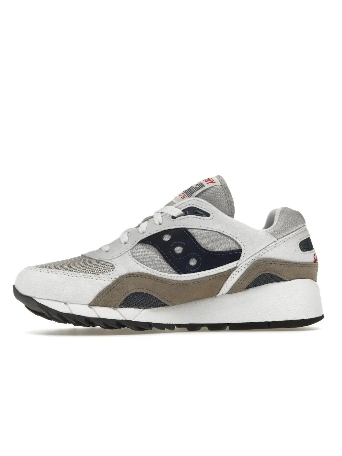 Мужские кроссовки Lifestyle Saucony Shadow 6000 — изображение 3 из 4, белый/темно-синий