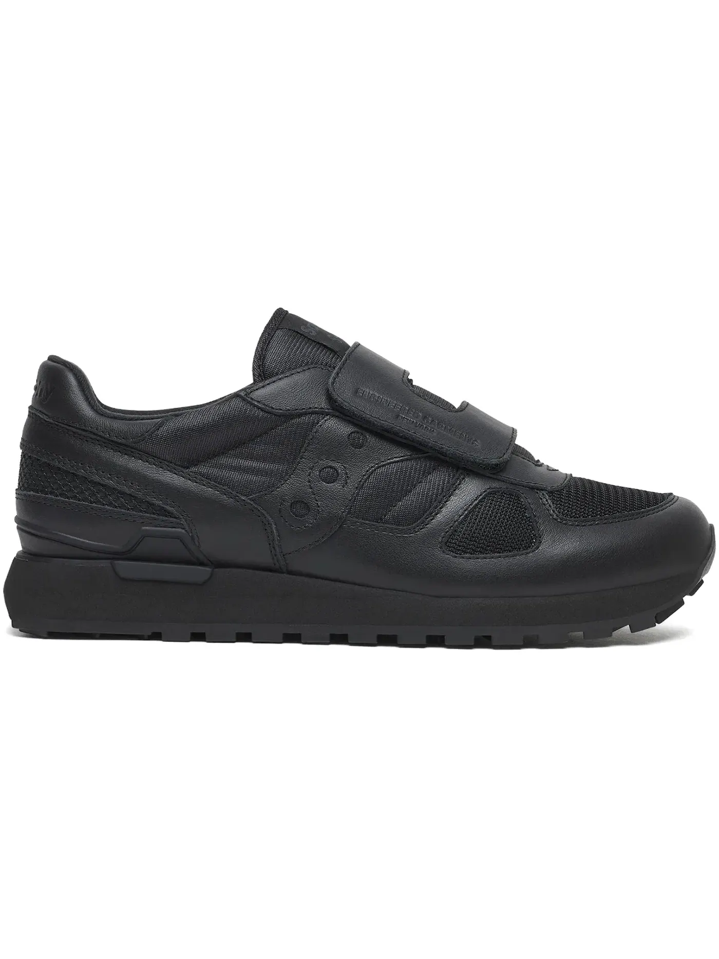 Мужские кроссовки с двойной липучкой Saucony Shadow Double Velcro — изображение 1 из 1, черный/черный