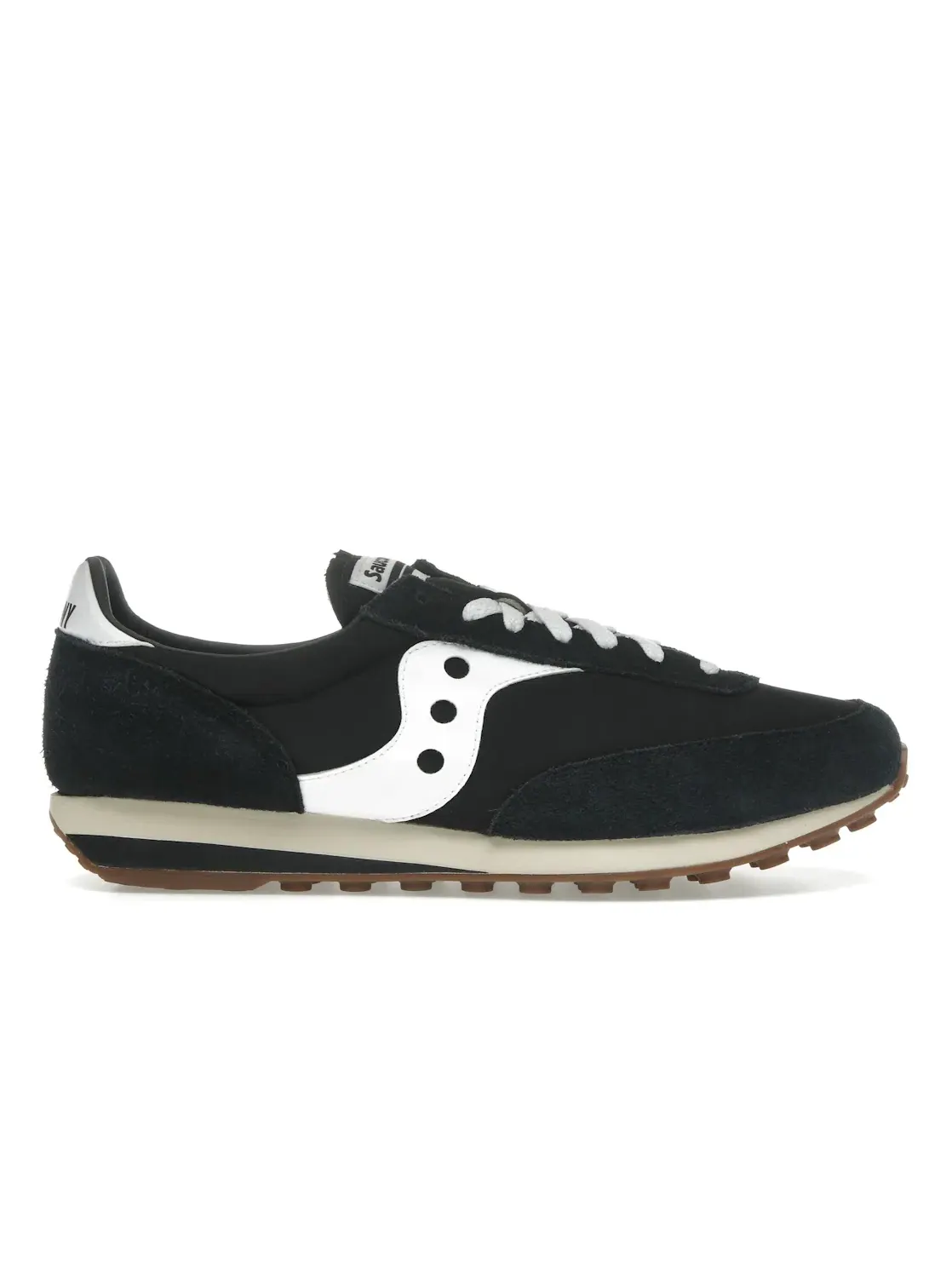 Мужские кроссовки Lifestyle Saucony Trainer 80 Black White — изображение 1 из 4