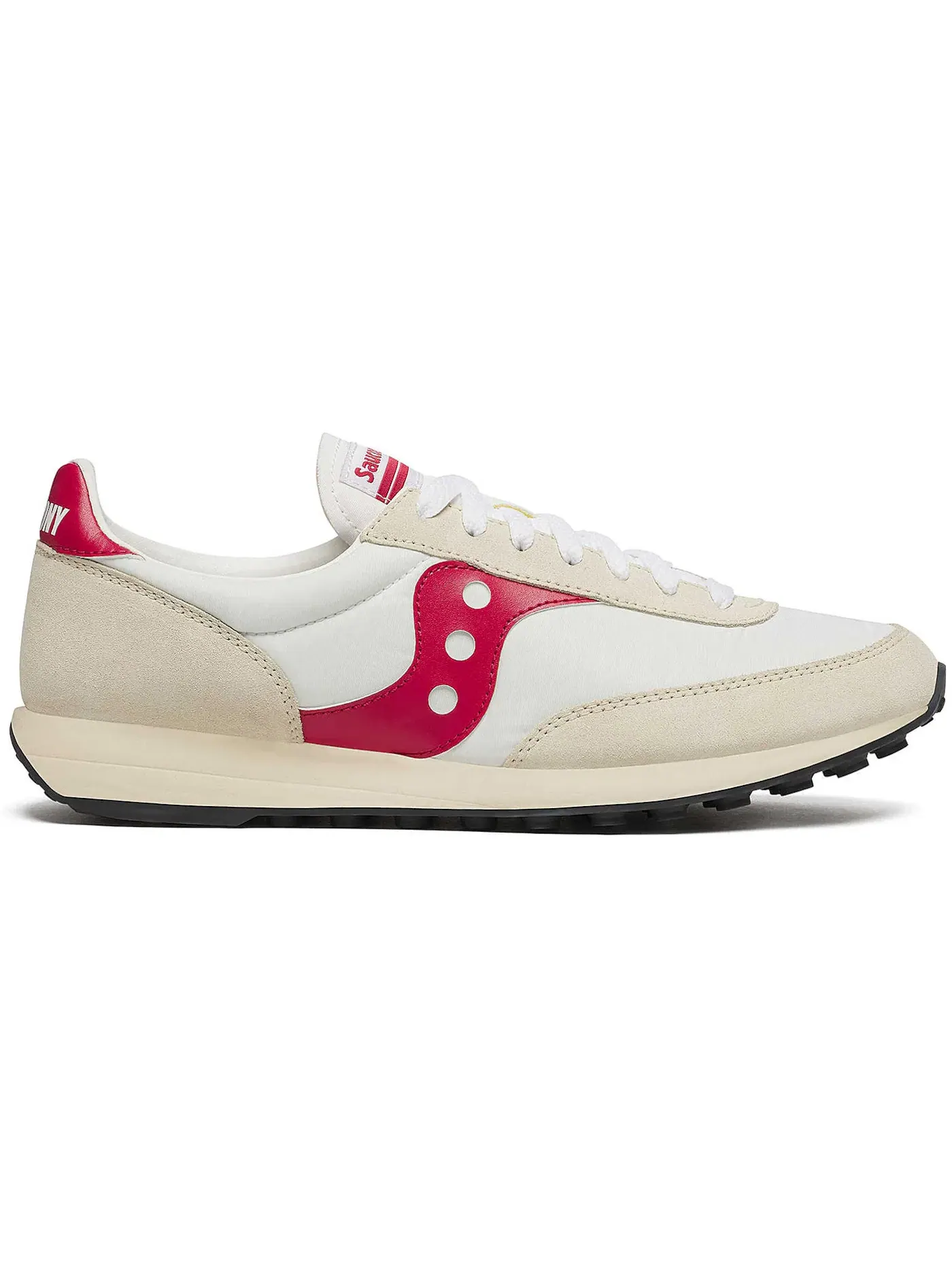 Мужские кроссовки Lifestyle Saucony Trainer 80 — изображение 1 из 1, белый/красный