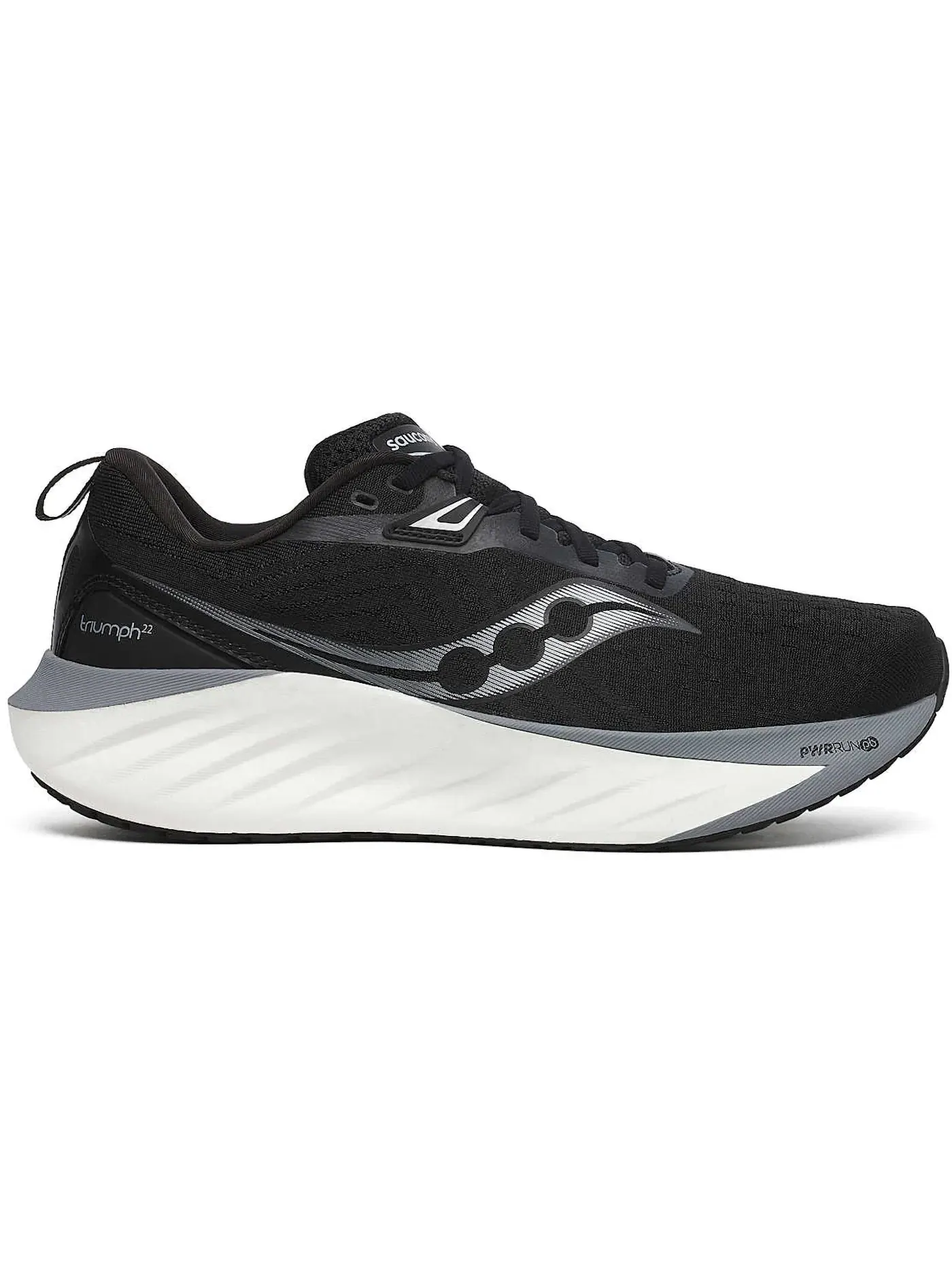 Мужские кроссовки для бега Saucony Triumph 22 — изображение 1 из 1, белый/черный