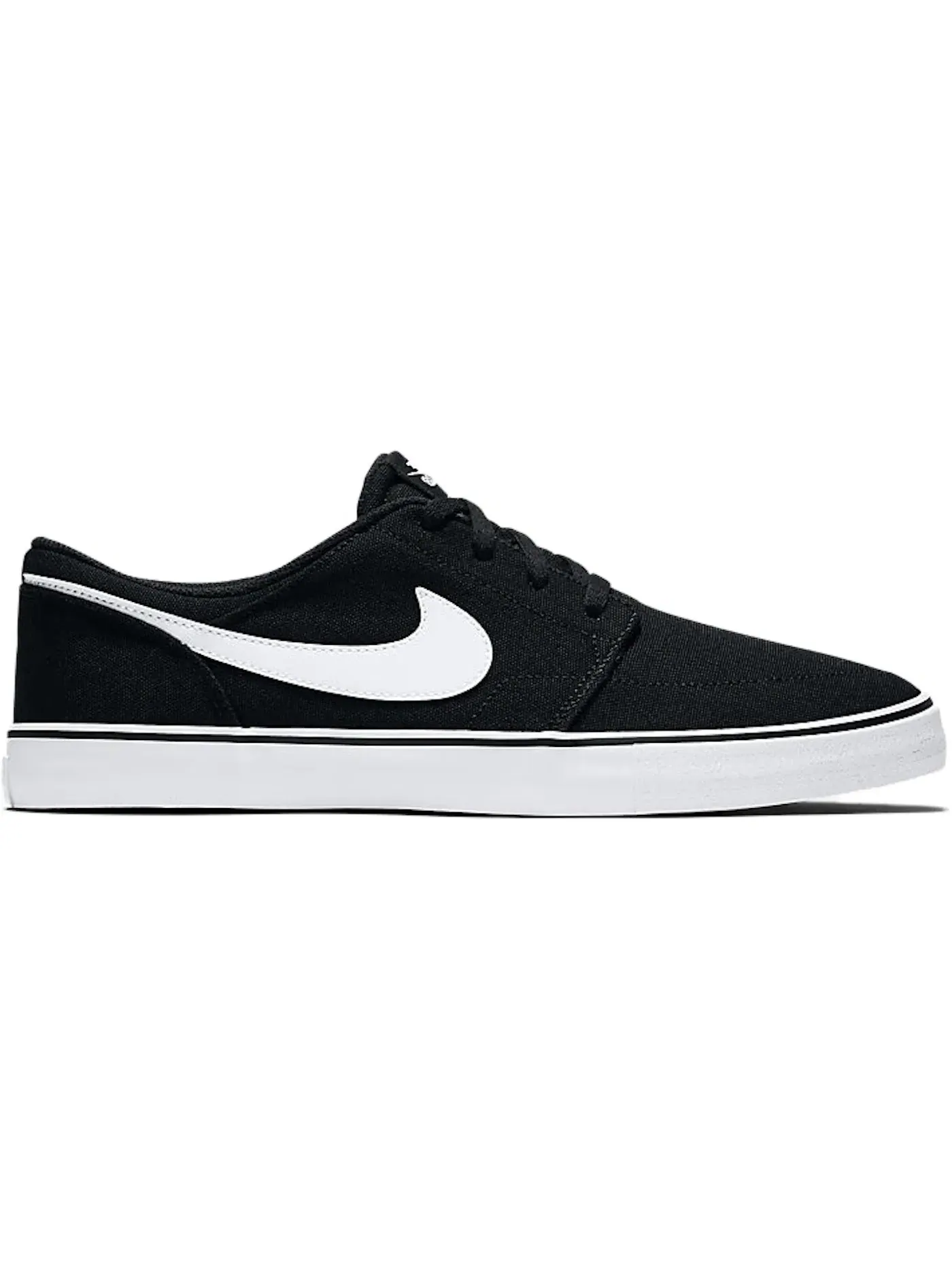 Мужские кроссовки для скейтбординга Nike SB Solarsoft Portmore 2 — изображение 1 из 1, черный белый белый