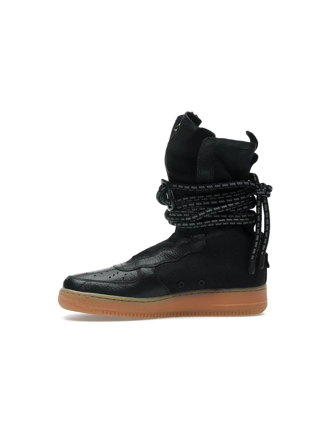 Мужские ботинки высокие Nike SF Air Force 1 High — изображение 3 из 4, черный/черный-коричневый