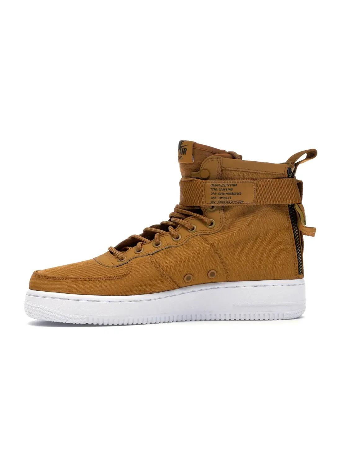 Мужские ботинки с высоким голенищем Nike SF Air Force 1 Mid — изображение 3 из 4, белый