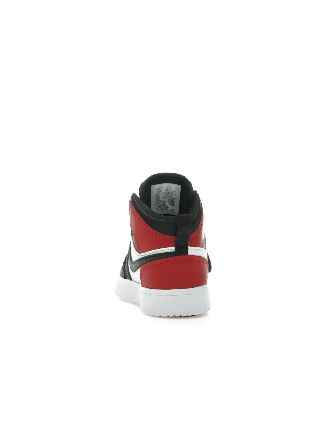 Детские кроссовки Sky Jordan 1 Bred Toe Jordan — изображение 4 из 4, черный/красный/белый