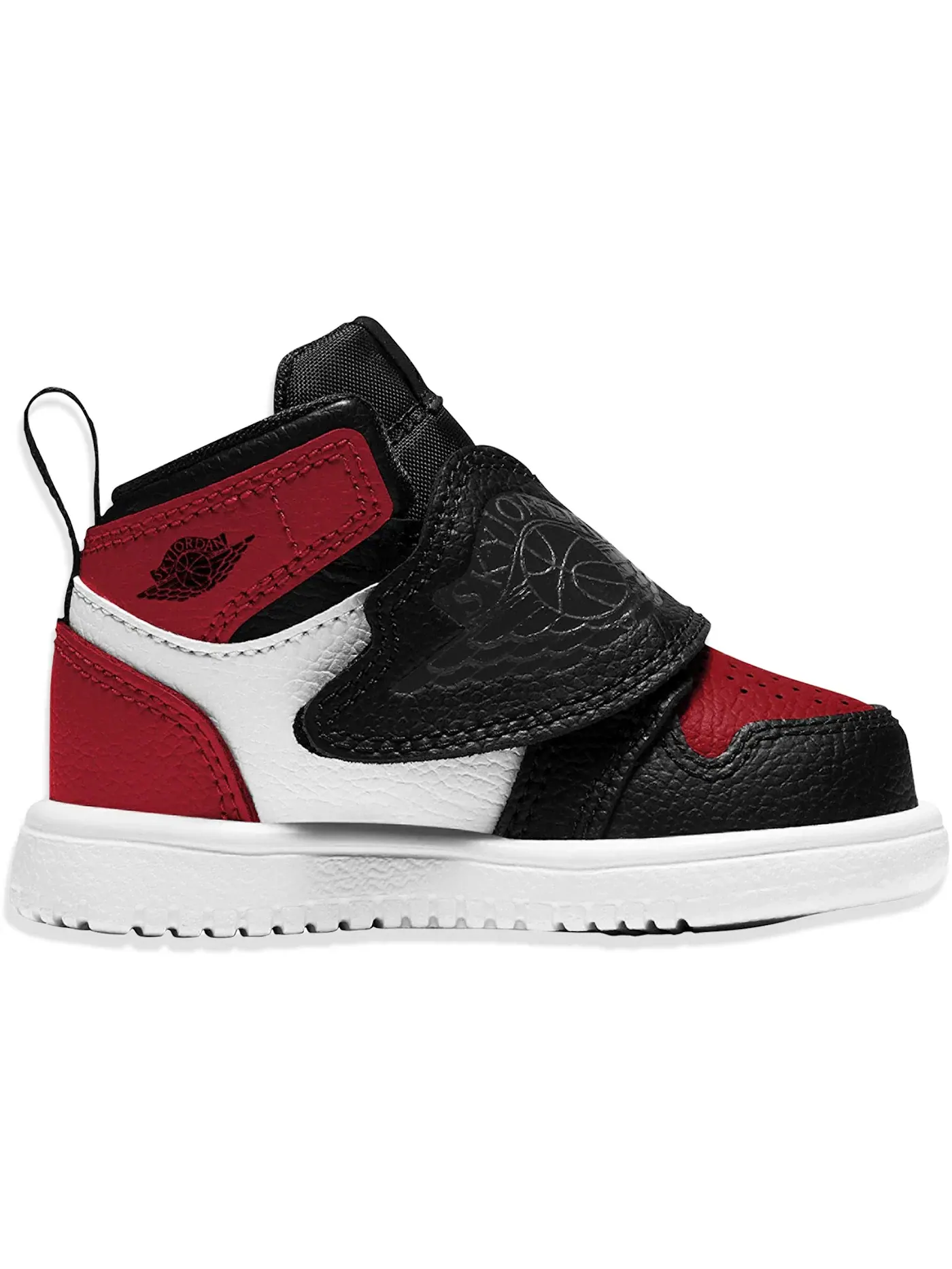 Детские кроссовки с высоким верхом Sky Jordan 1 Jordan — изображение 1 из 1, черный/красный/белый