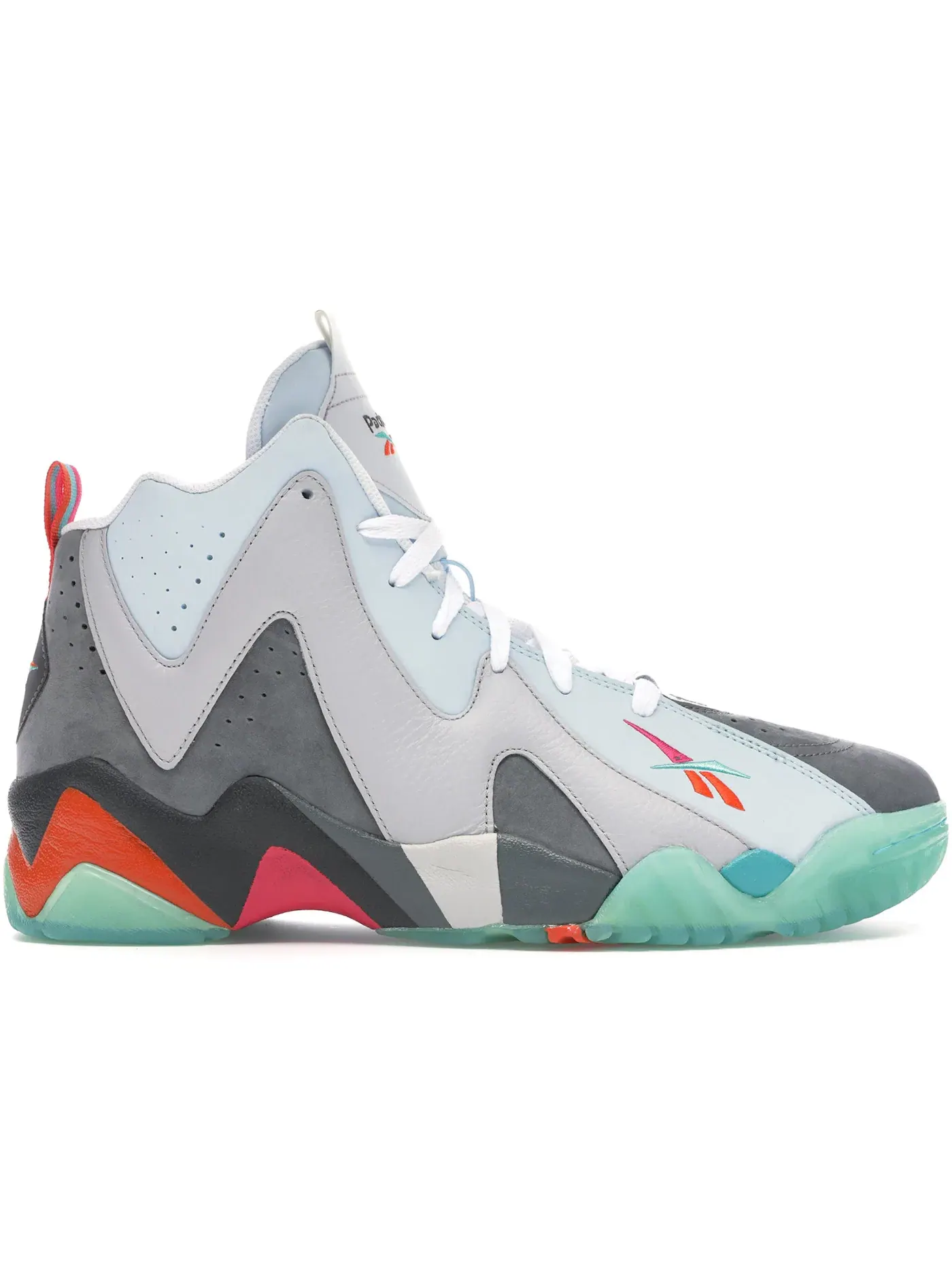 Кроссовки мужские Reebok Lifestyle Kamikaze 2 Mid — изображение 1 из 1, белый/серый/мульти