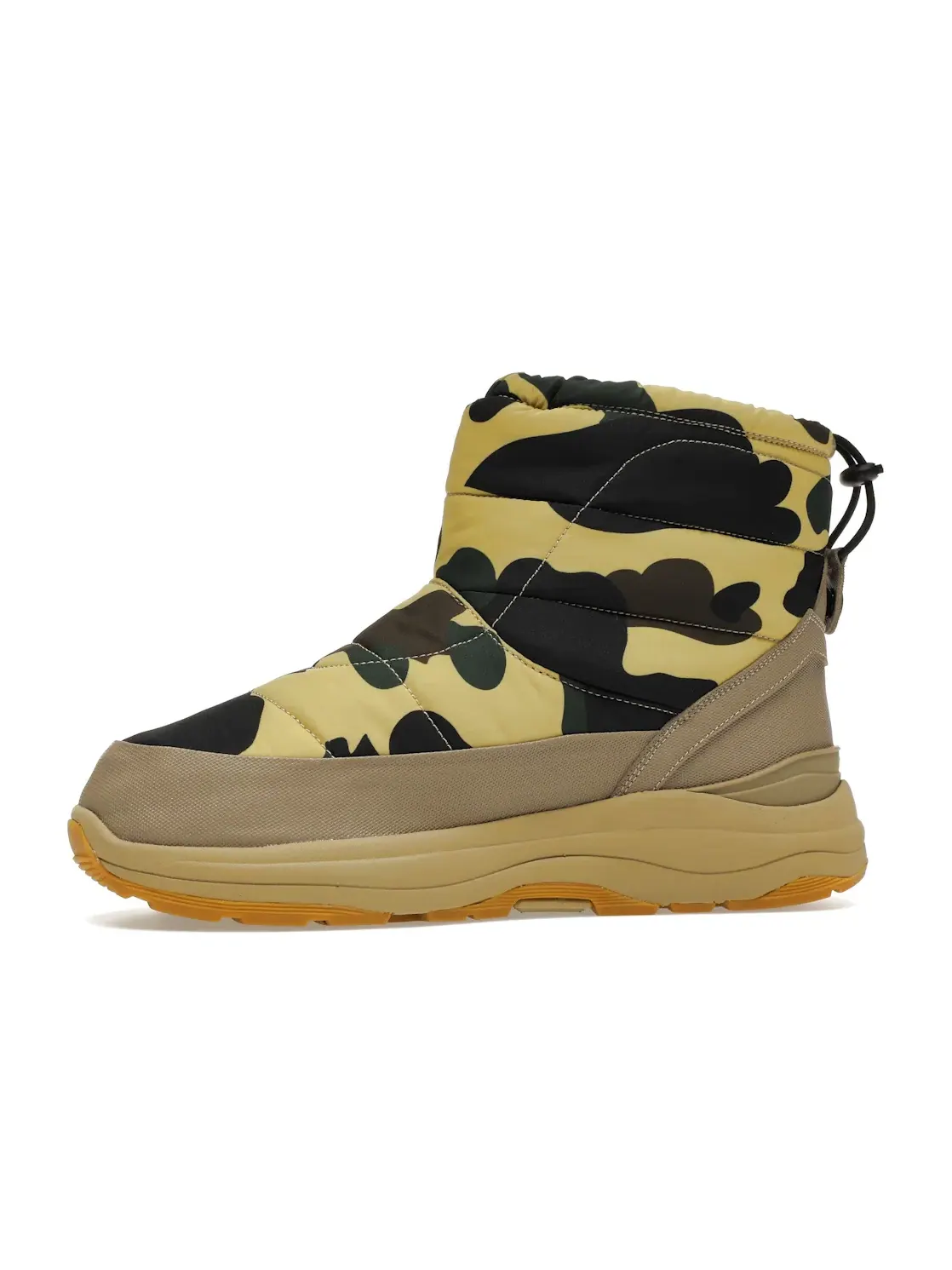 Мужские ботинки с камуфляжным принтом BAPE Suicoke Bower Boot — изображение 3 из 4, желтый