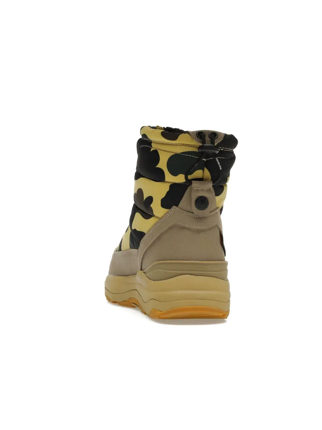 Мужские ботинки с камуфляжным принтом BAPE Suicoke Bower Boot — изображение 4 из 4, желтый