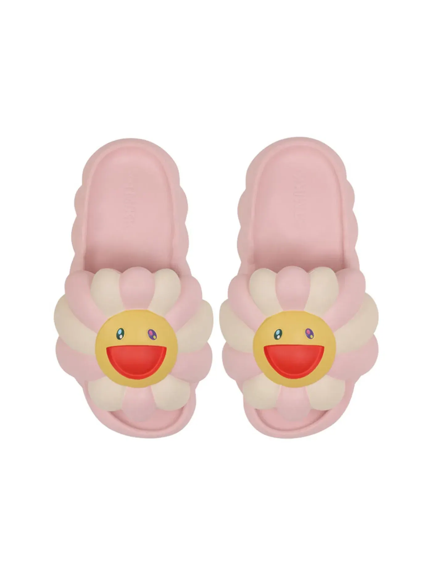 Мужские шлепанцы с принтом Takashi Murakami Ohana Full-Bloom Slide — изображение 1 из 1, розовый